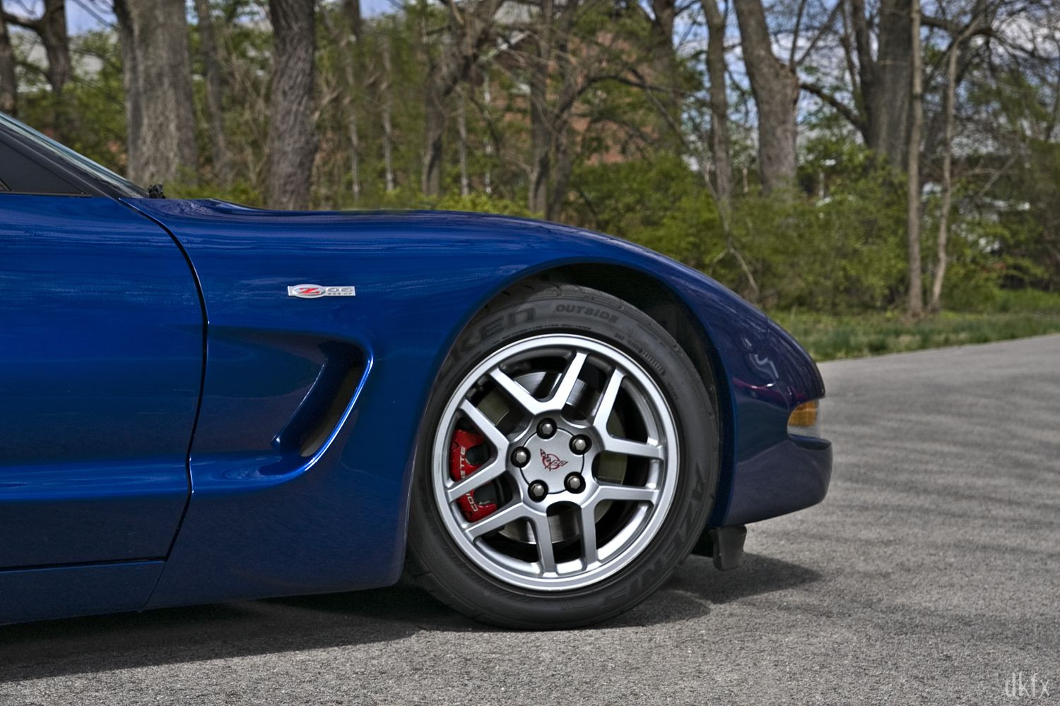 Falken Tires on Blue Chevy Corvette Z06 - Photo by dan kinzie