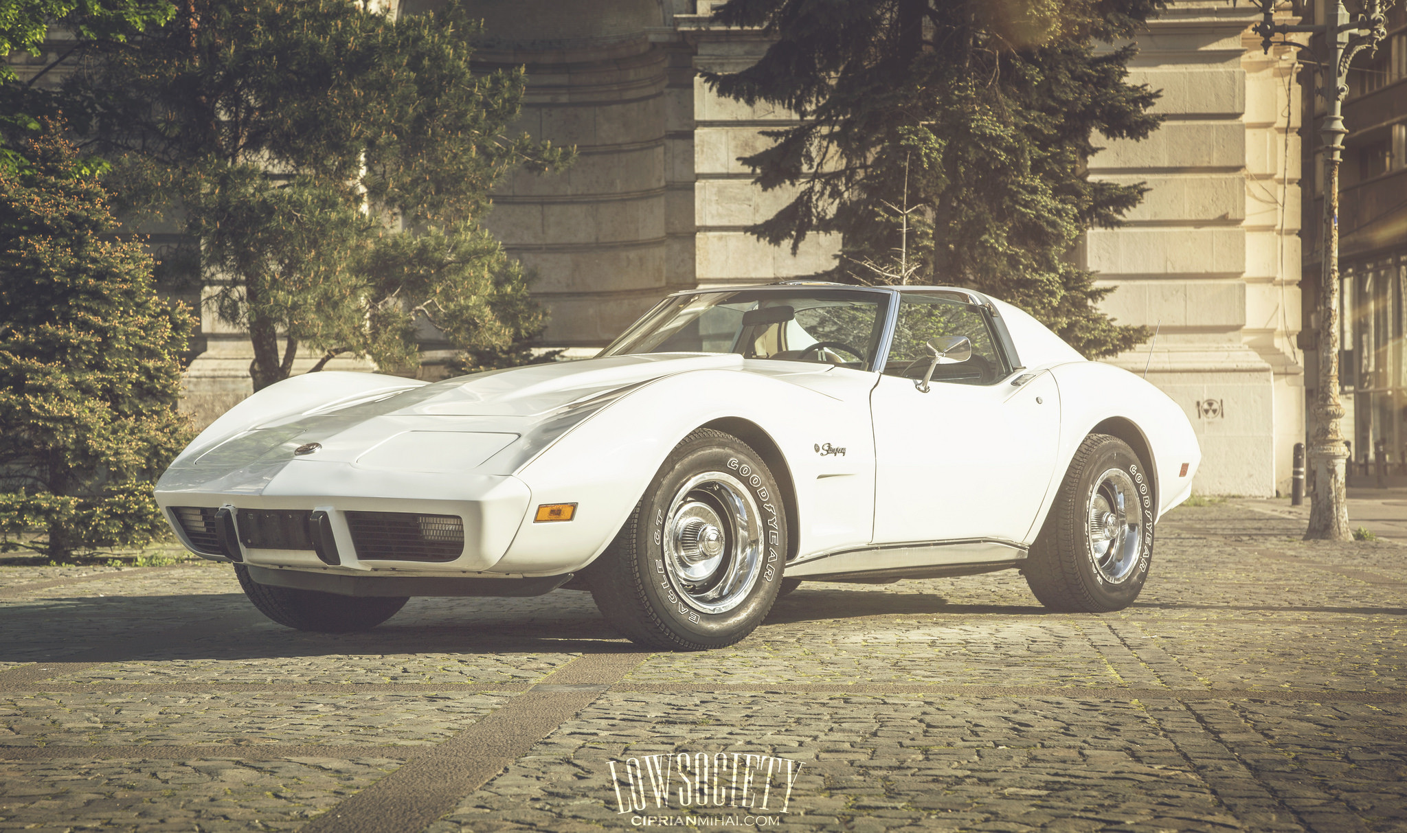 Custom Front Bumper on White Chevy Corvette Stingray - Photo by Ciprian Mihai