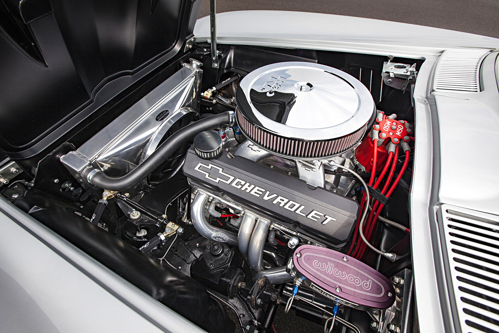 Gray Chevy Corvette with K&N Air Intake System - Photo by Jason Lubken