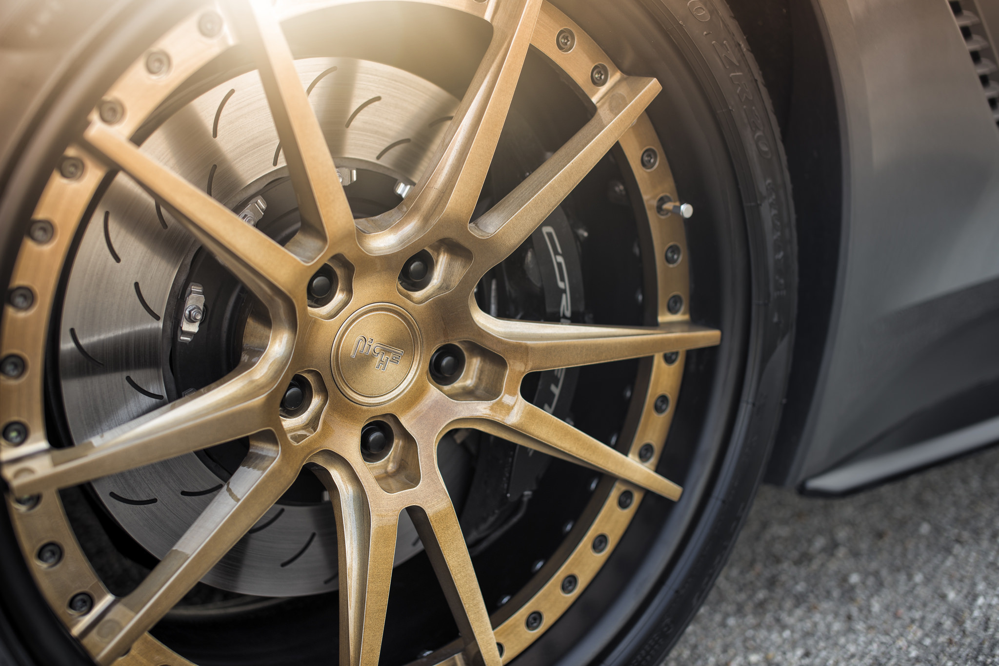 Niche Forged Custom Wheels on Corvette C7 - Photo by Niche