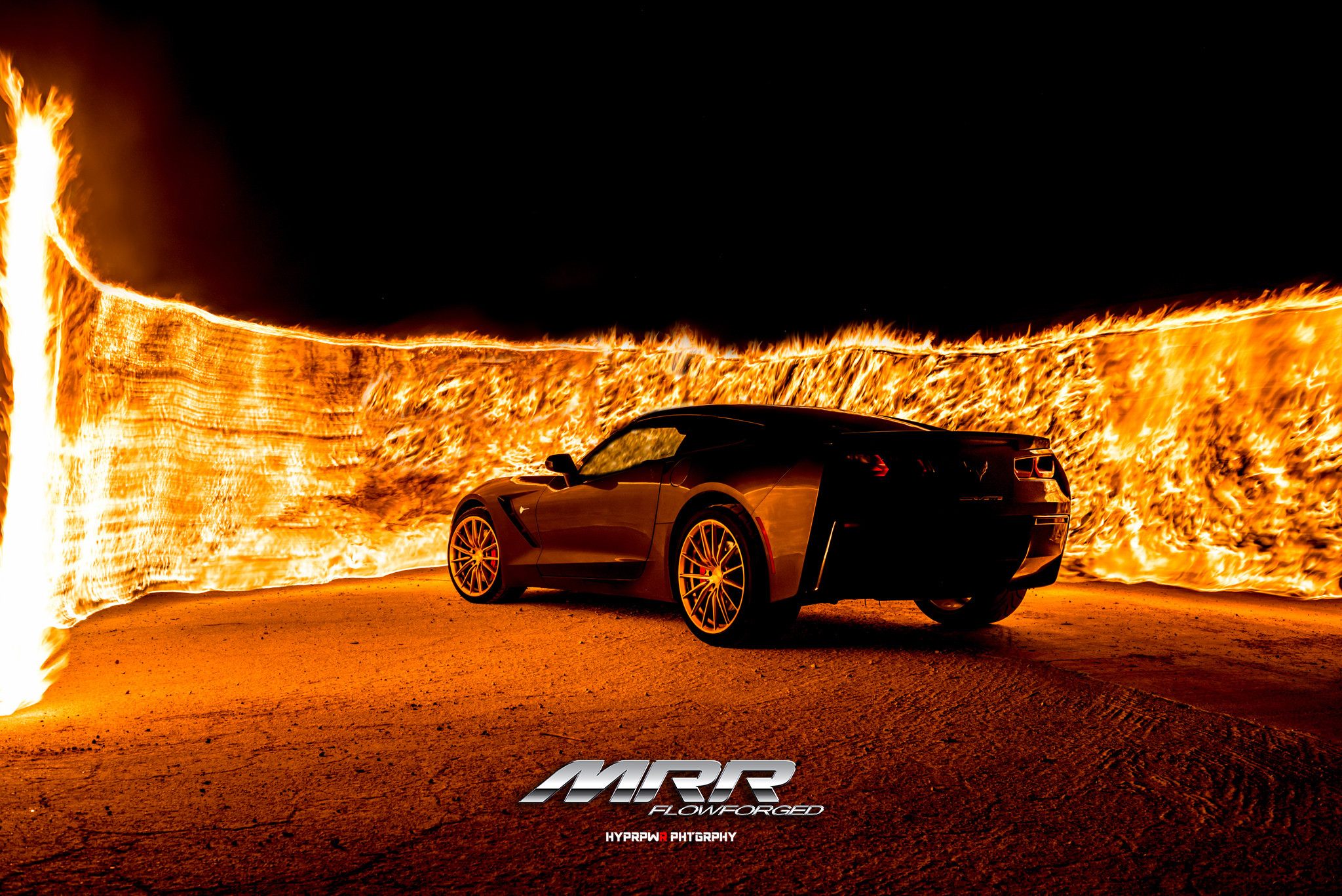 Chevy Corvette C7 Burnout - Photo by MRR