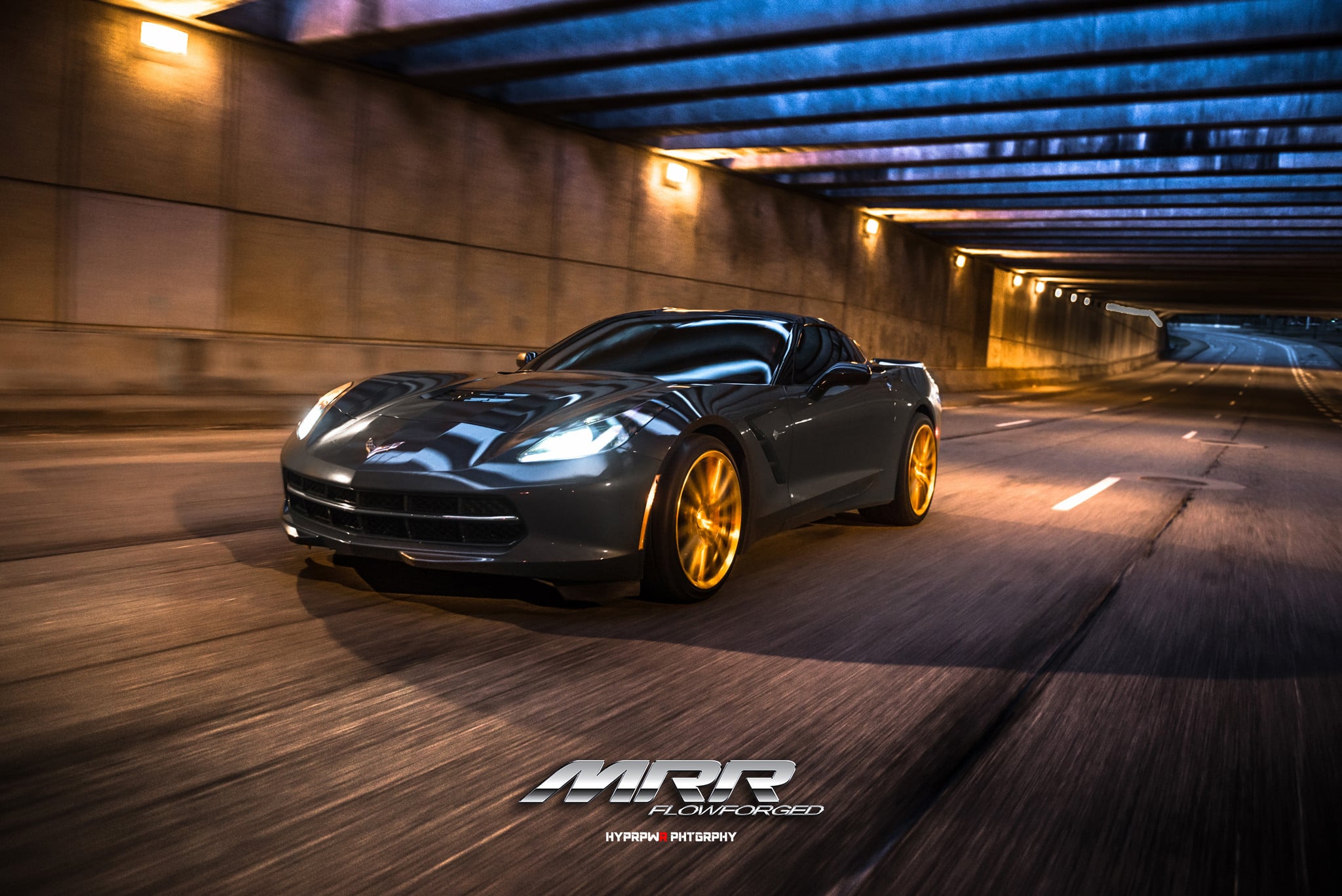 MRR FS2 Custom Wheels on Chevy Corvette - Photo by MRR