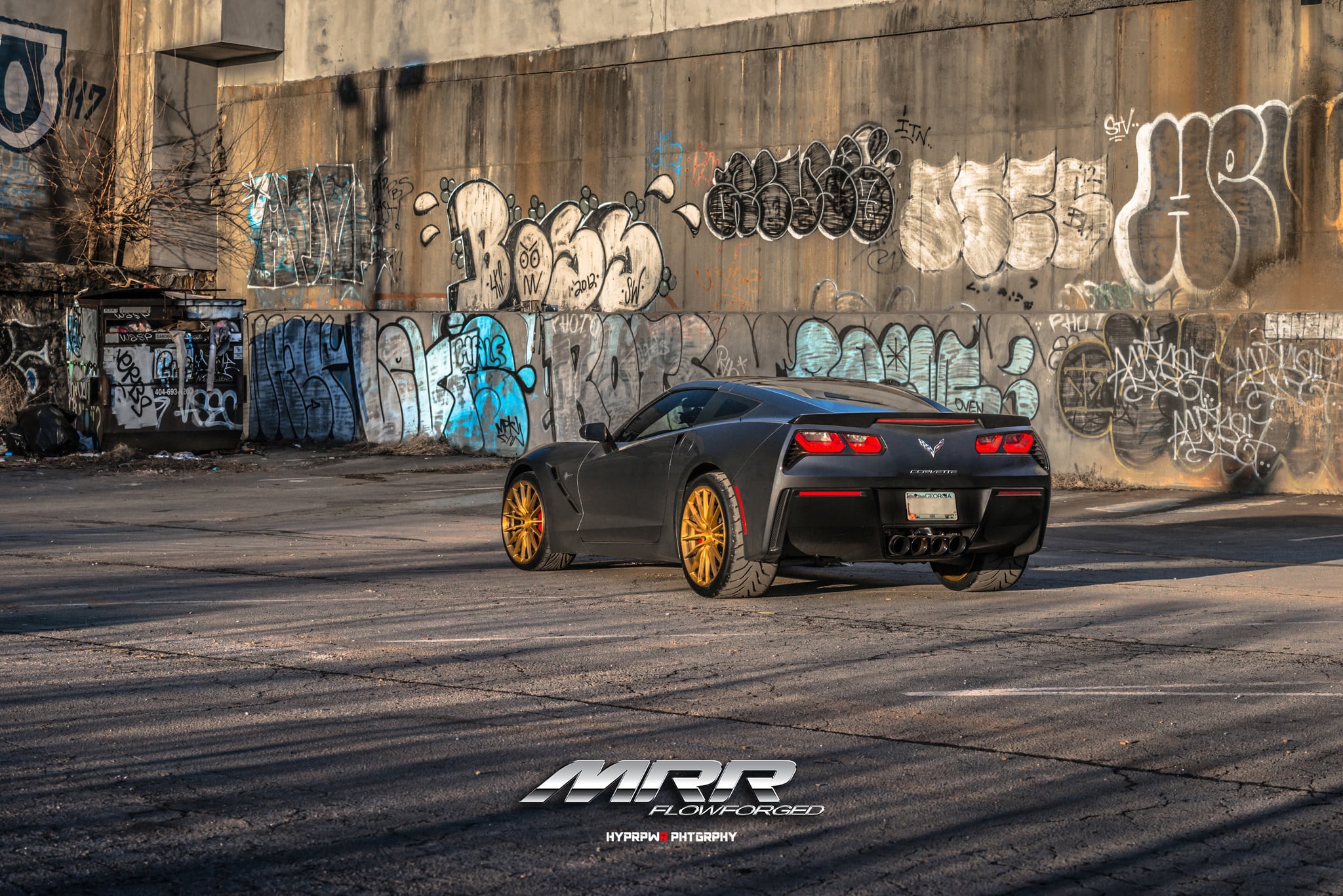 Chevy Corvette in Concrete Jungles - Photo by MRR