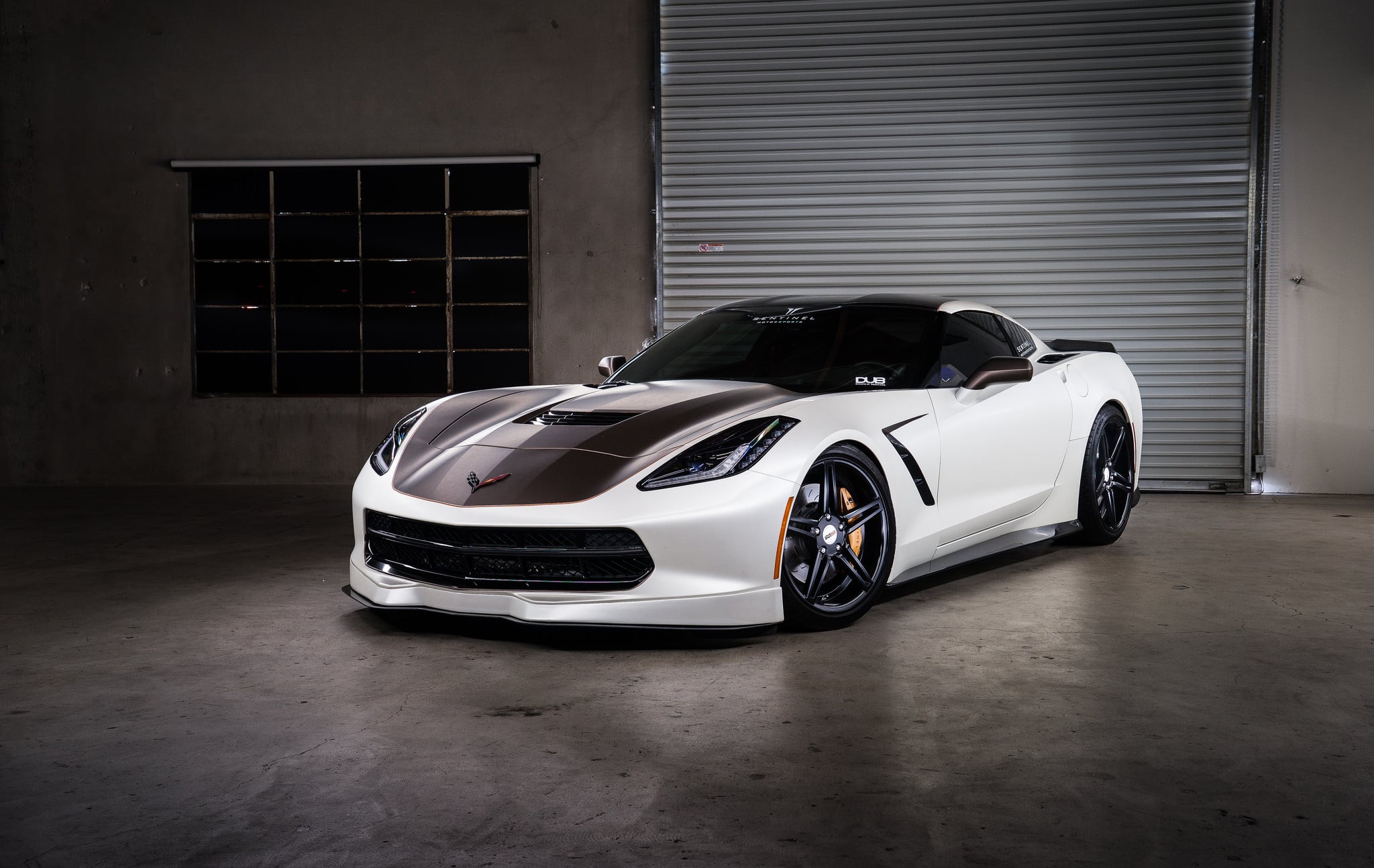 Corvette C7 Custom Front Bumper With a Lip - Photo by TSW