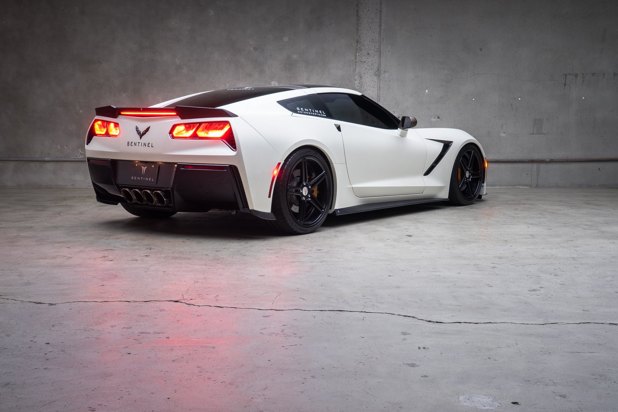 Chevy Corvette C7 Factory LED Taillights - Photo by TSW