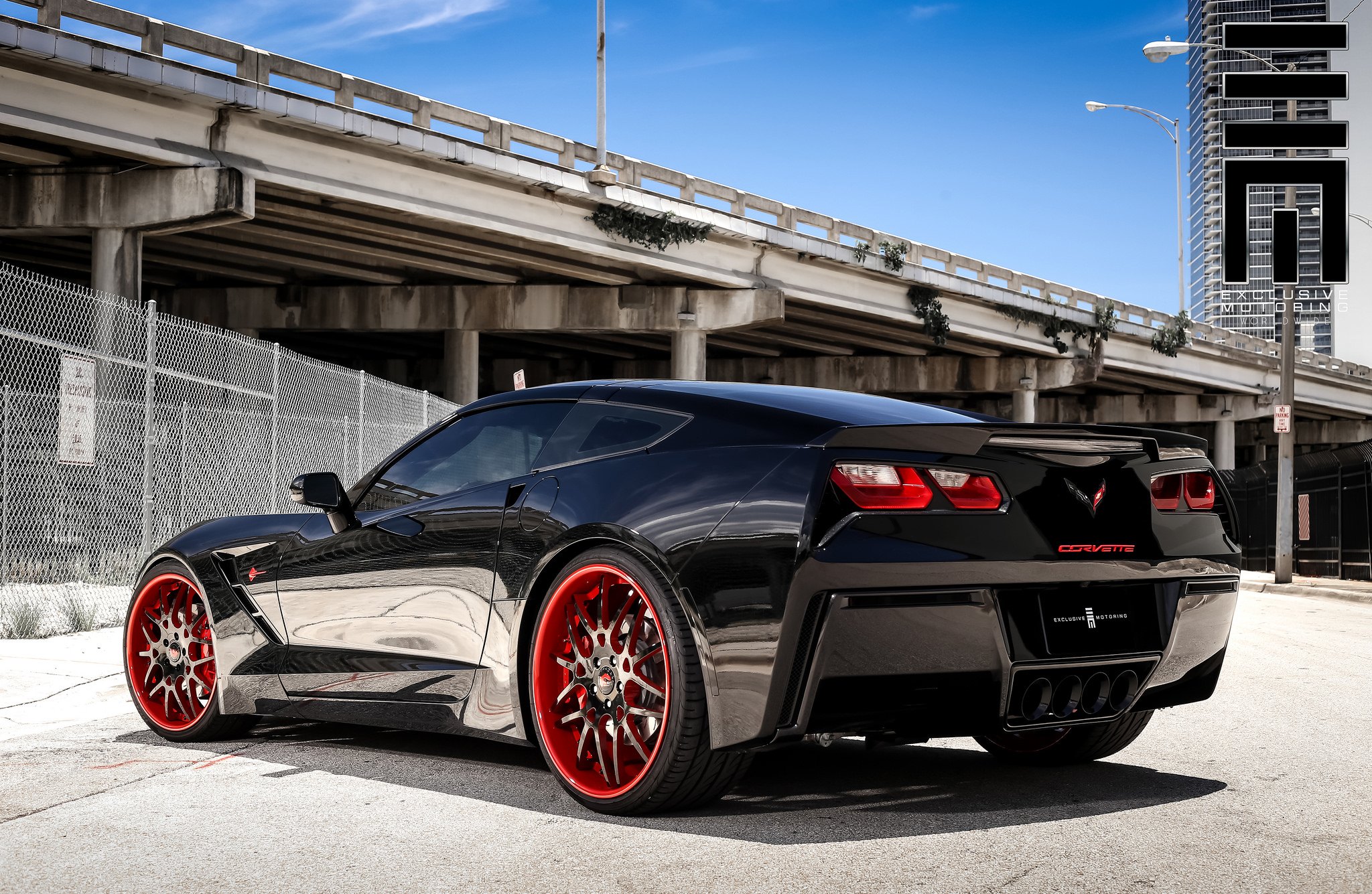 Corvette C7 Wheels Custom Sinister Chevy Carid Motoring Exclusive Vette.