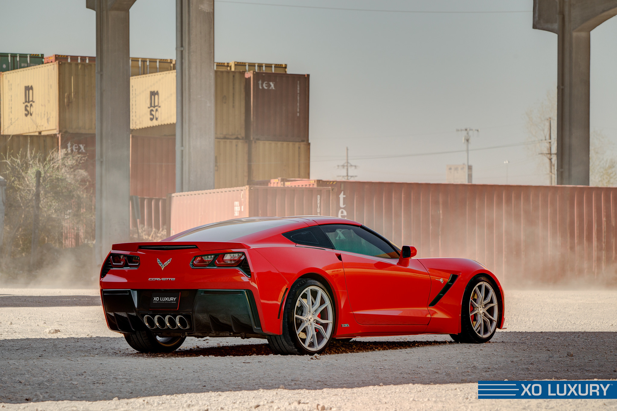 Red Chevy Corvette Z51 - Photo by XO Luxury