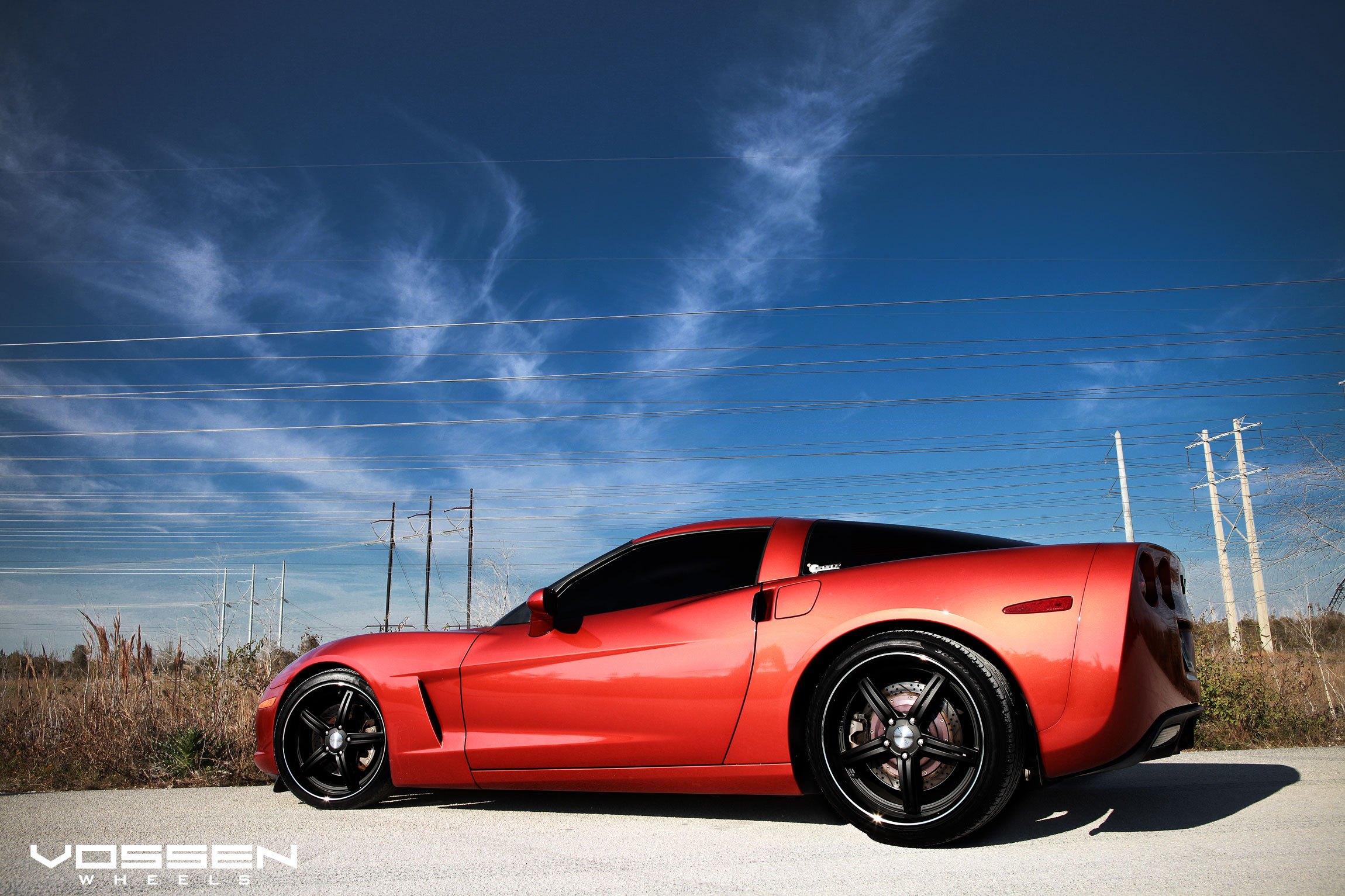 Chevrolet Corvette c6 Black Red