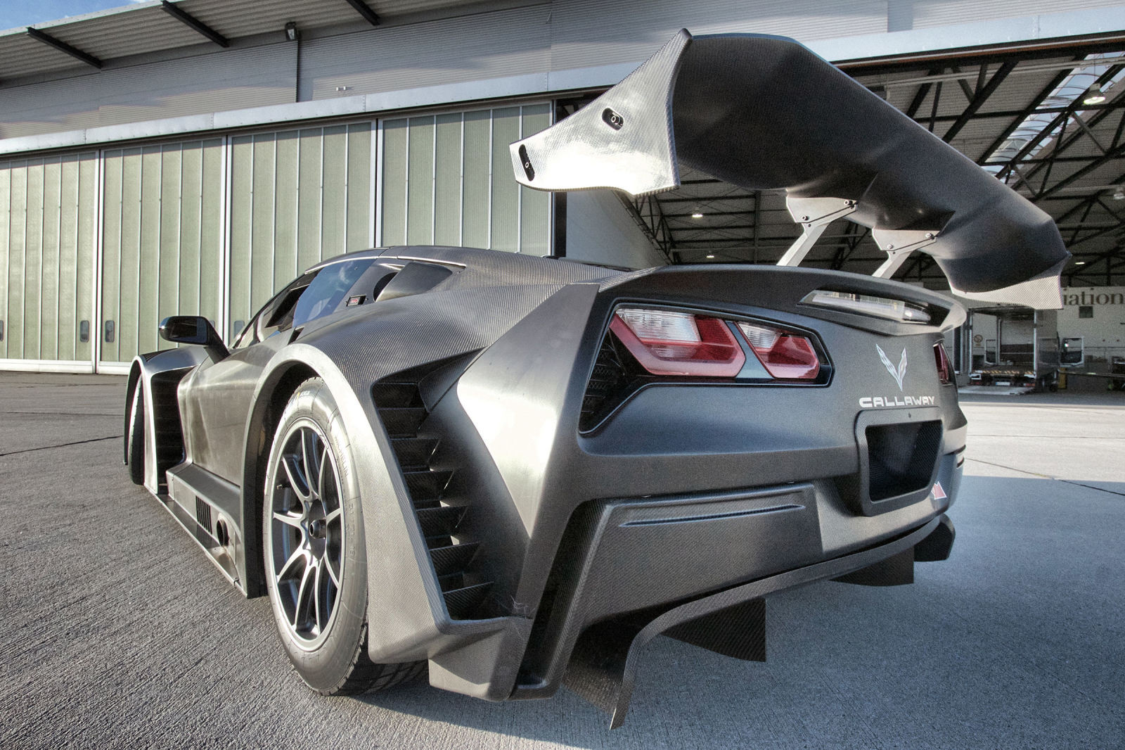 Widebody Carbon Fiber Fenders on Callaway Corvette - Photo by Callaway