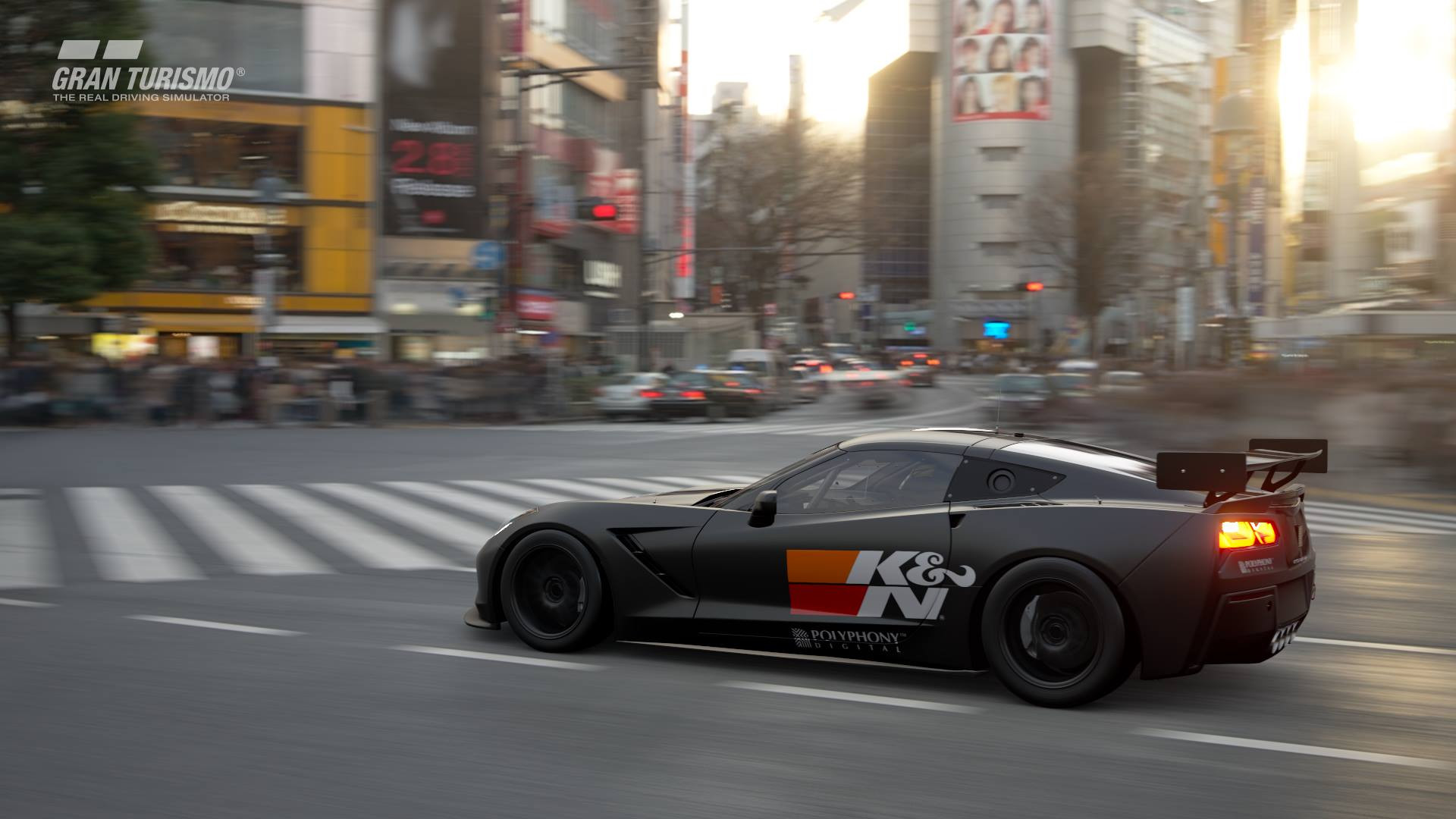 Custom Matte Gray Chevy Corvette Side Scoops - Photo by K&N