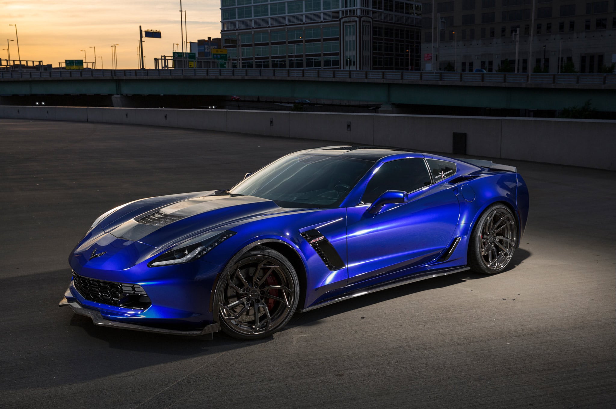 Hypmotic Custom Wheels on Corvette Grand Sport - Photo by WEAPON-X Motorsports