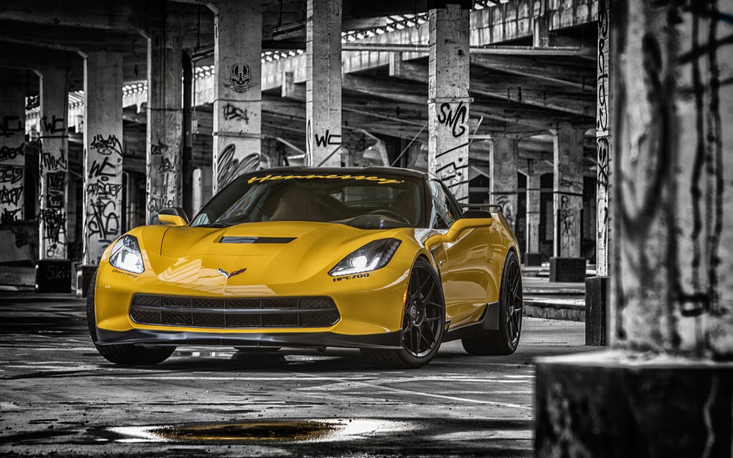 Henessey Performance Yellow Corvette C7 - Photo by Ruffer Performance: