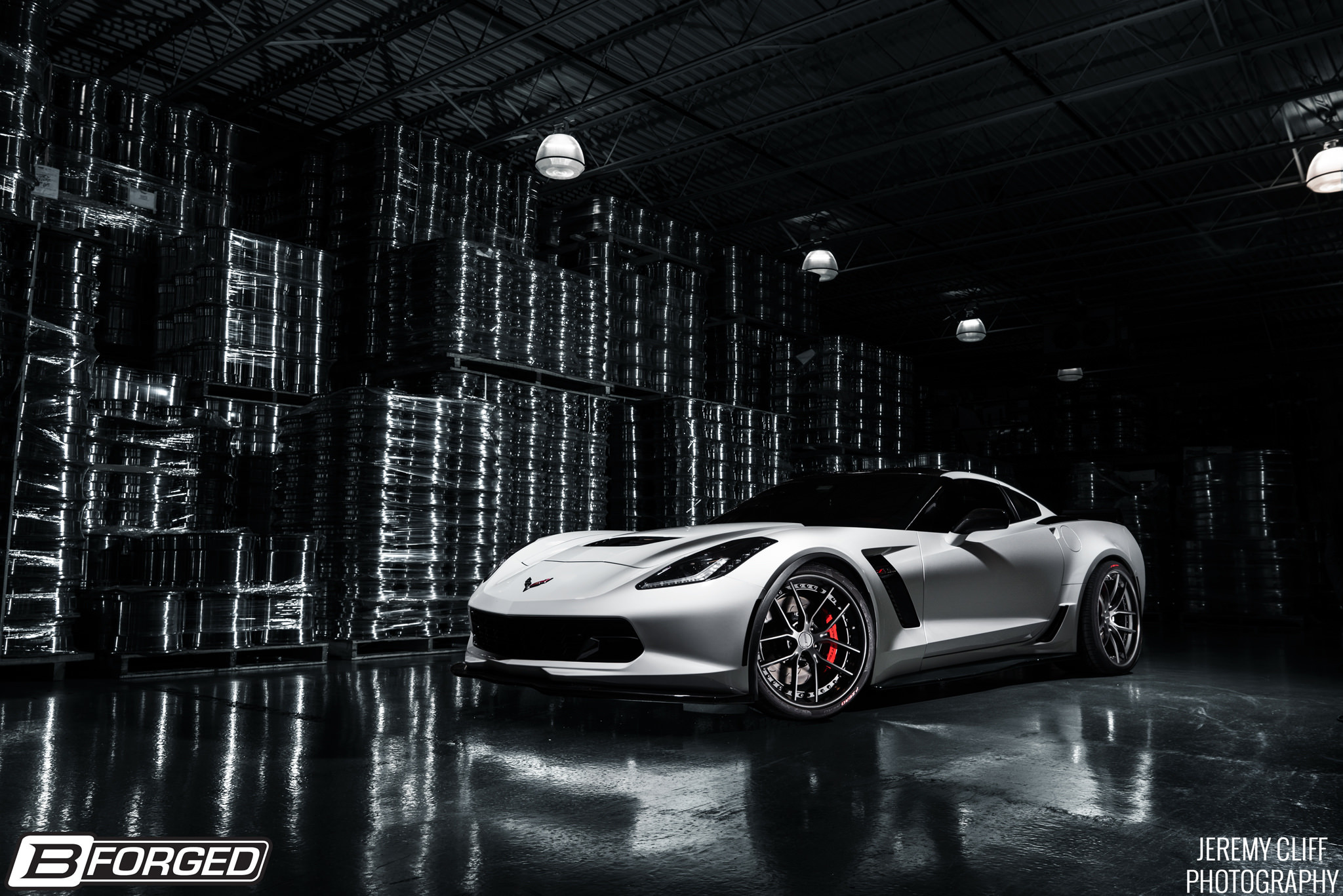 Chevy Corvette On Forged Custom Wheels - Photo by Jeremy Cliff