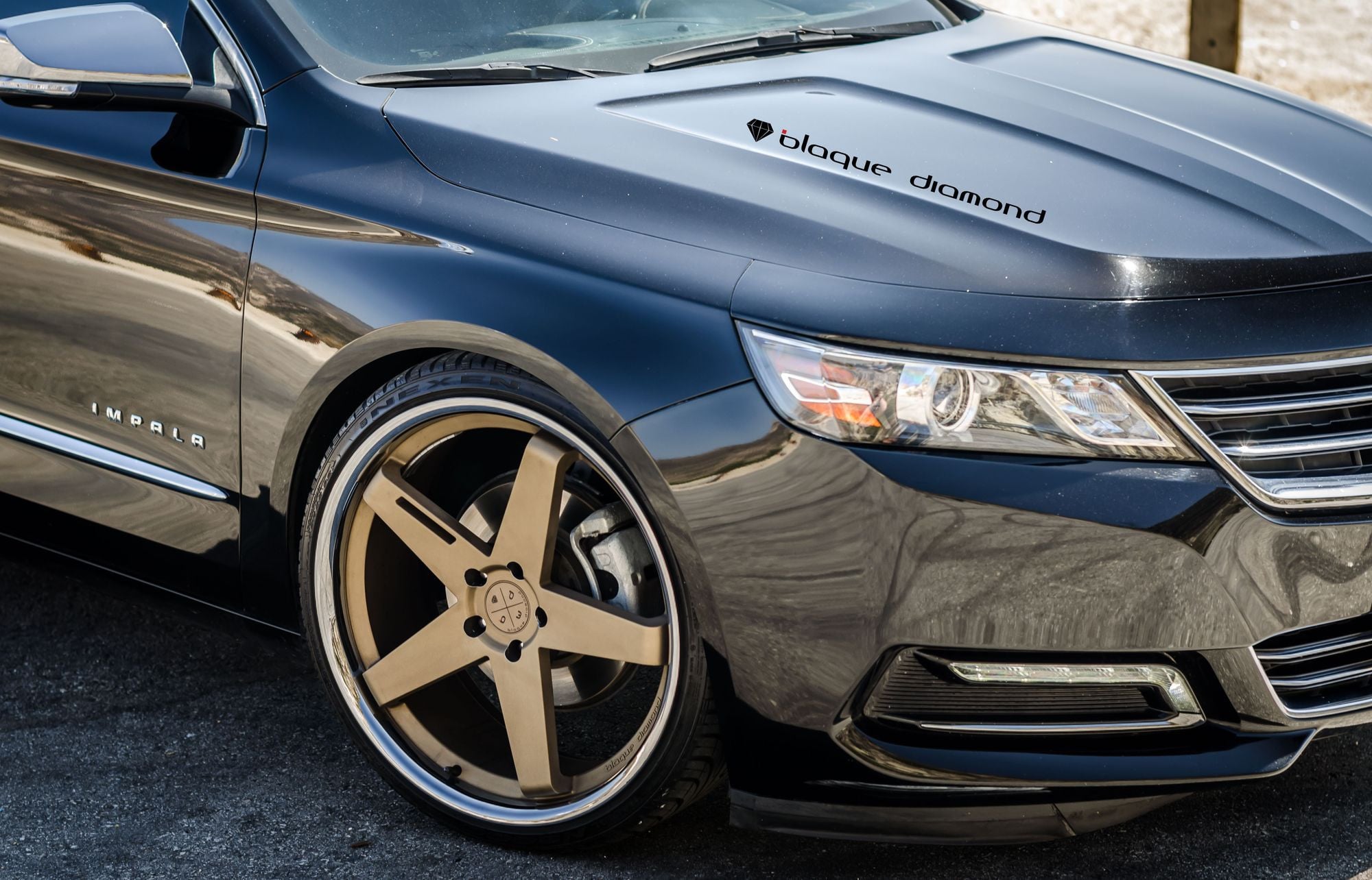 Nexen Tires on Black Chevy Impala - Photo by Blaque Diamond
