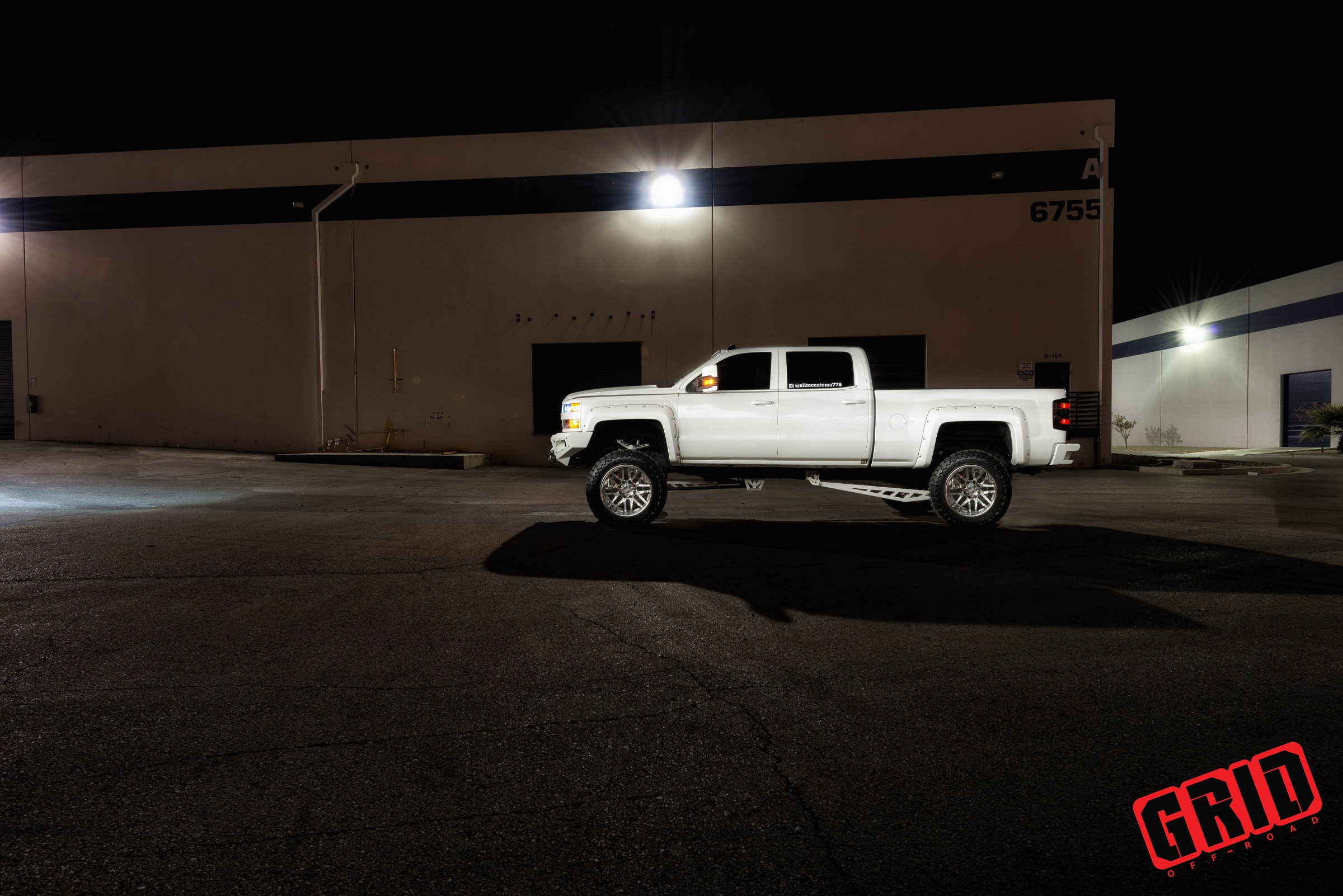 Chevy Silverado With Big Wheels and a Lift - Photo by Grid Off-road