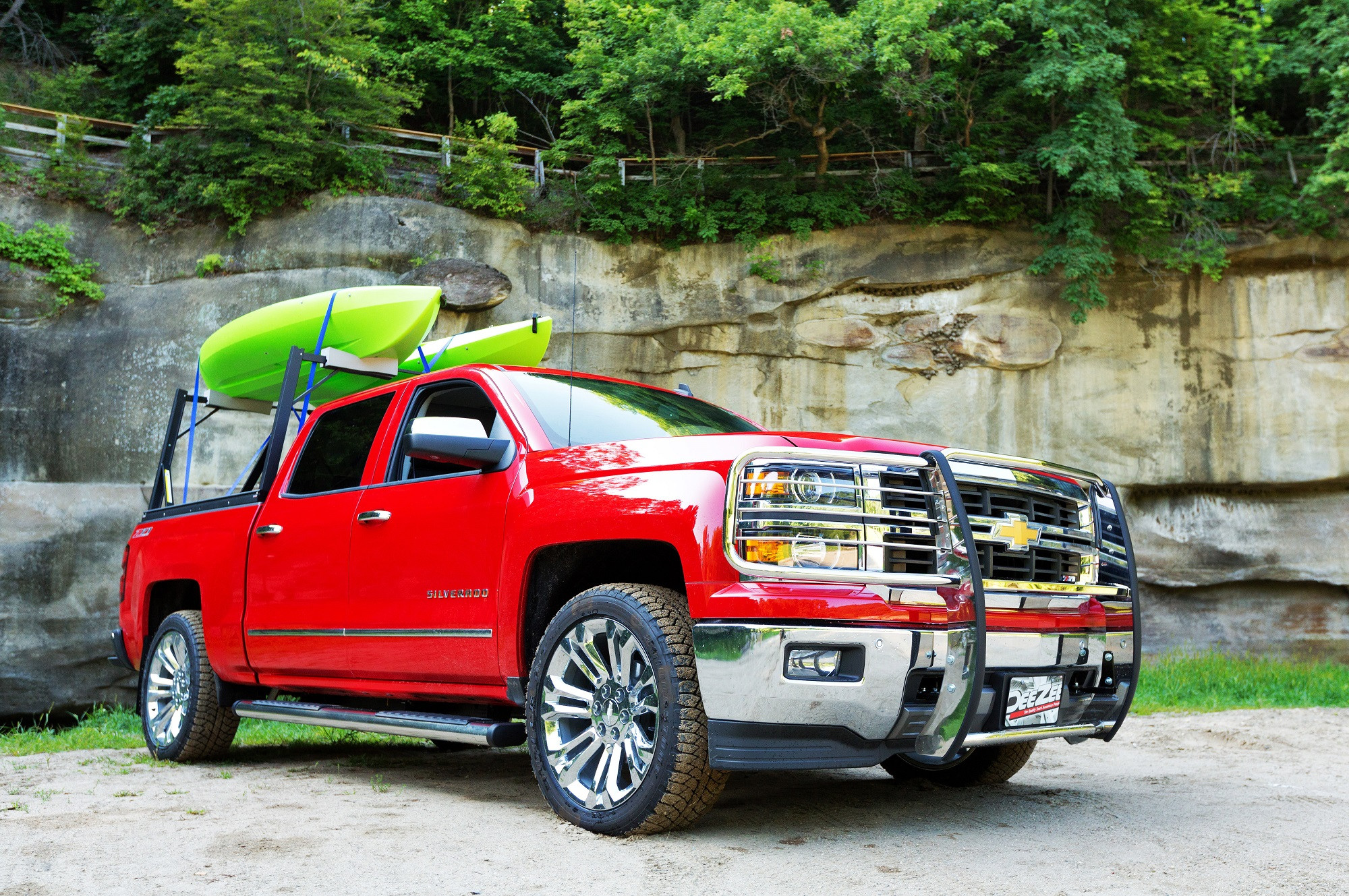 Red Silverado Weekend Warrior - Photo by Dee Zee