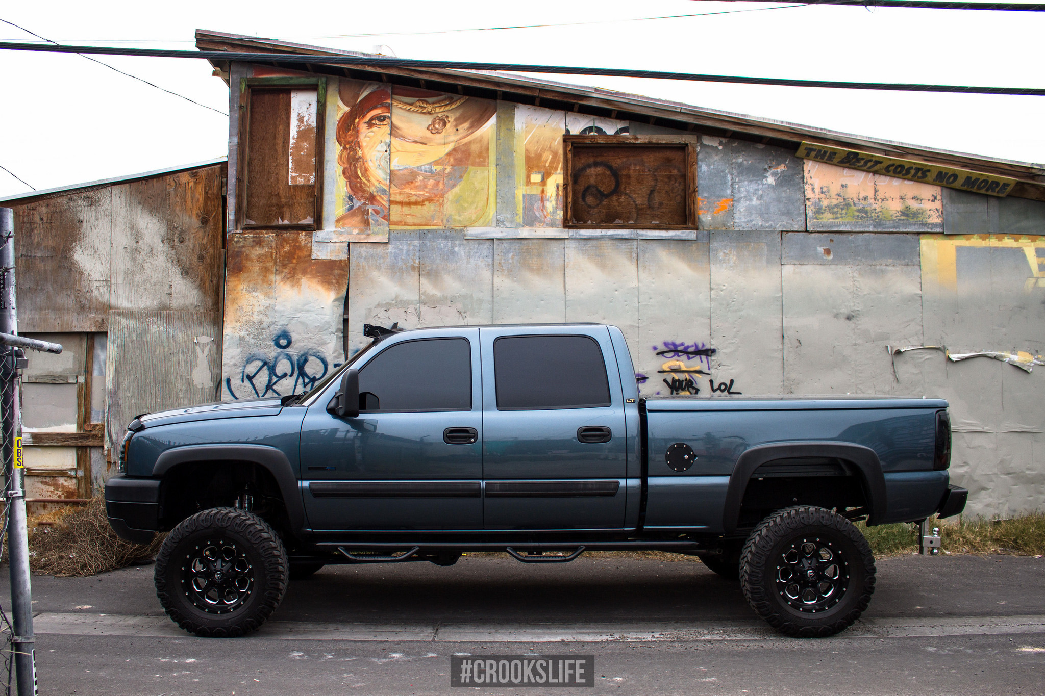 Aftermarket Black Side Steps on Chevy Silverado - Photo by Jimmy Crook