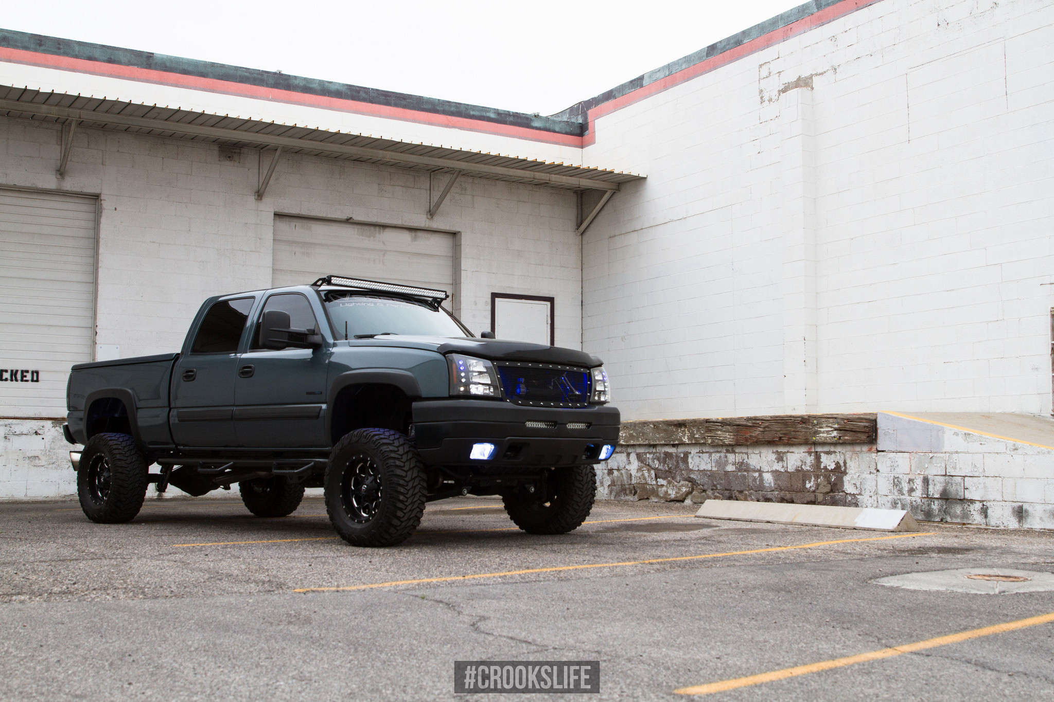 Custom Black Grille on Lifted Chevy Silverado - Photo by Jimmy Crook