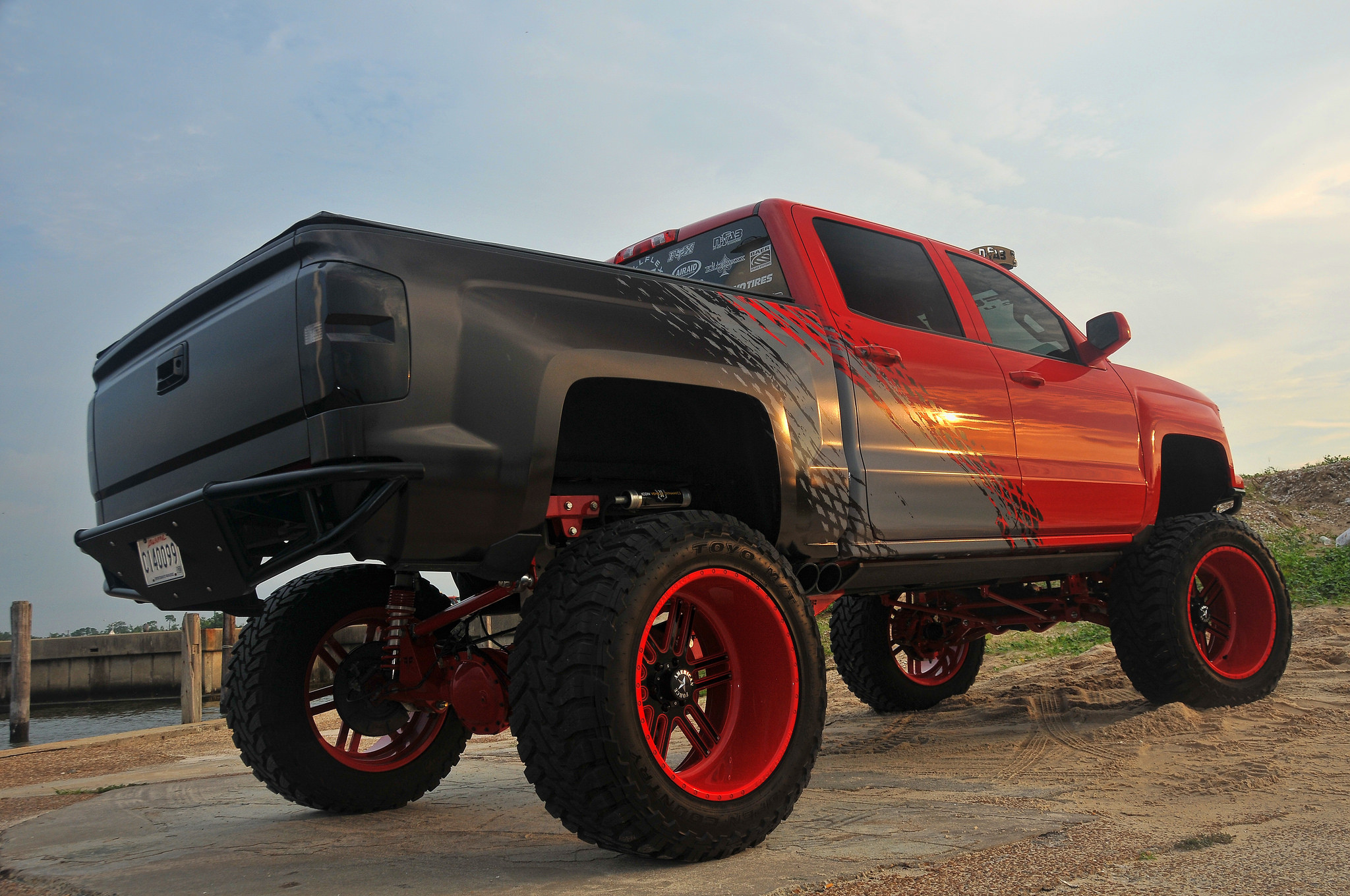 Lifted Silverado on American Force Wheels - Photo by American Force