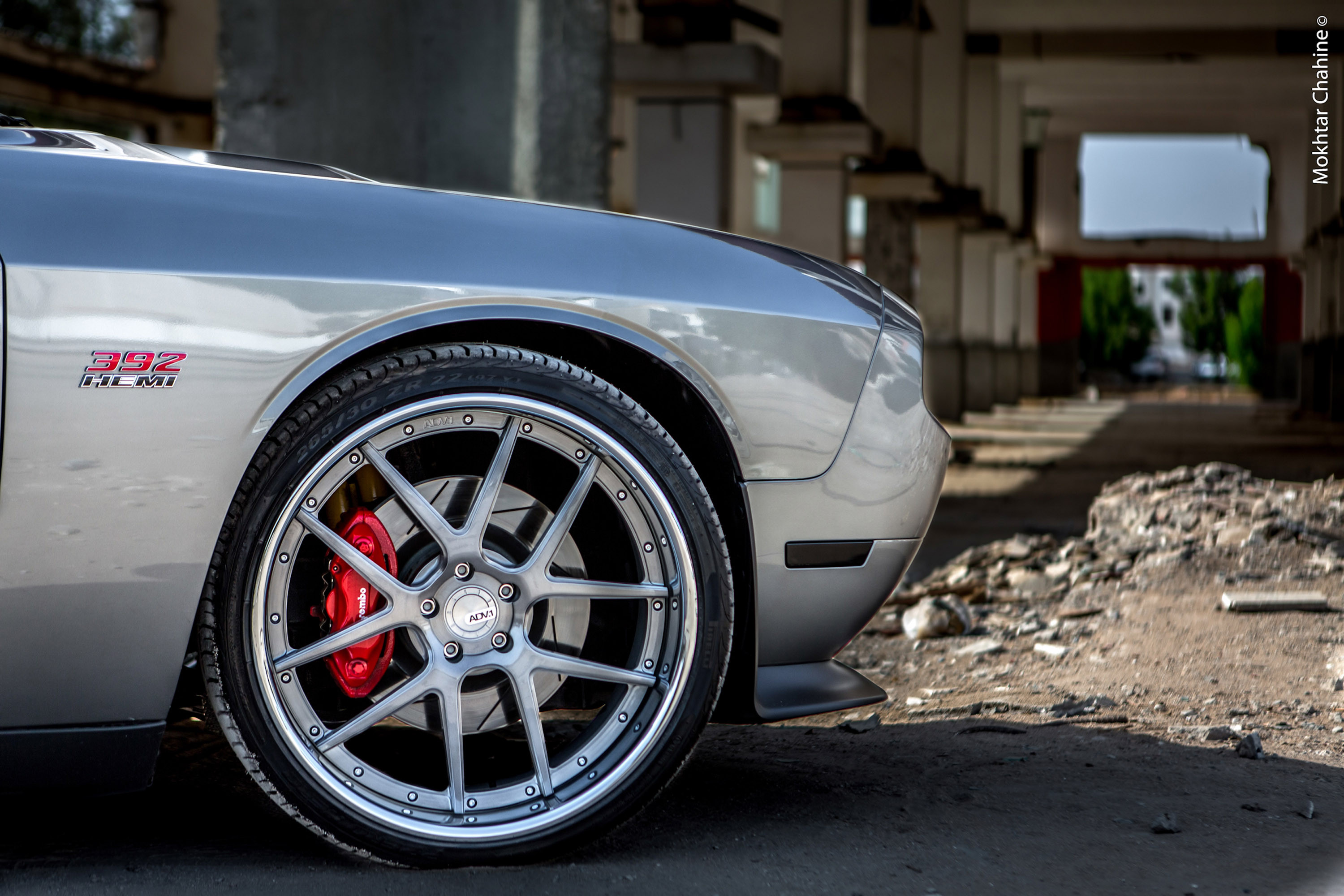 ADV.1 Forged Custom Wheels on Dodge Challenger - Photo by ADV1