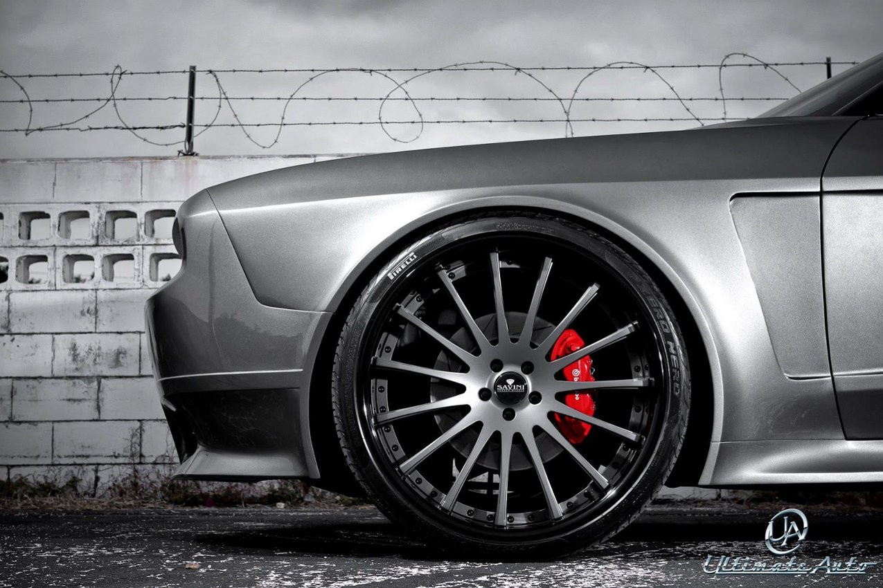 Savini Forged Custom Wheels on Dodge Challenger - Photo by Ultimate Auto
