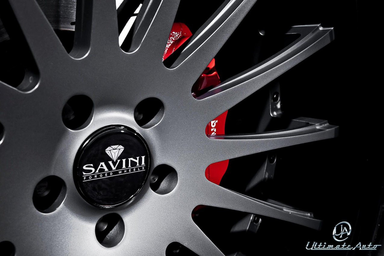 Savini Custom Wheels in Grey Finish - Photo by Ultimate Auto