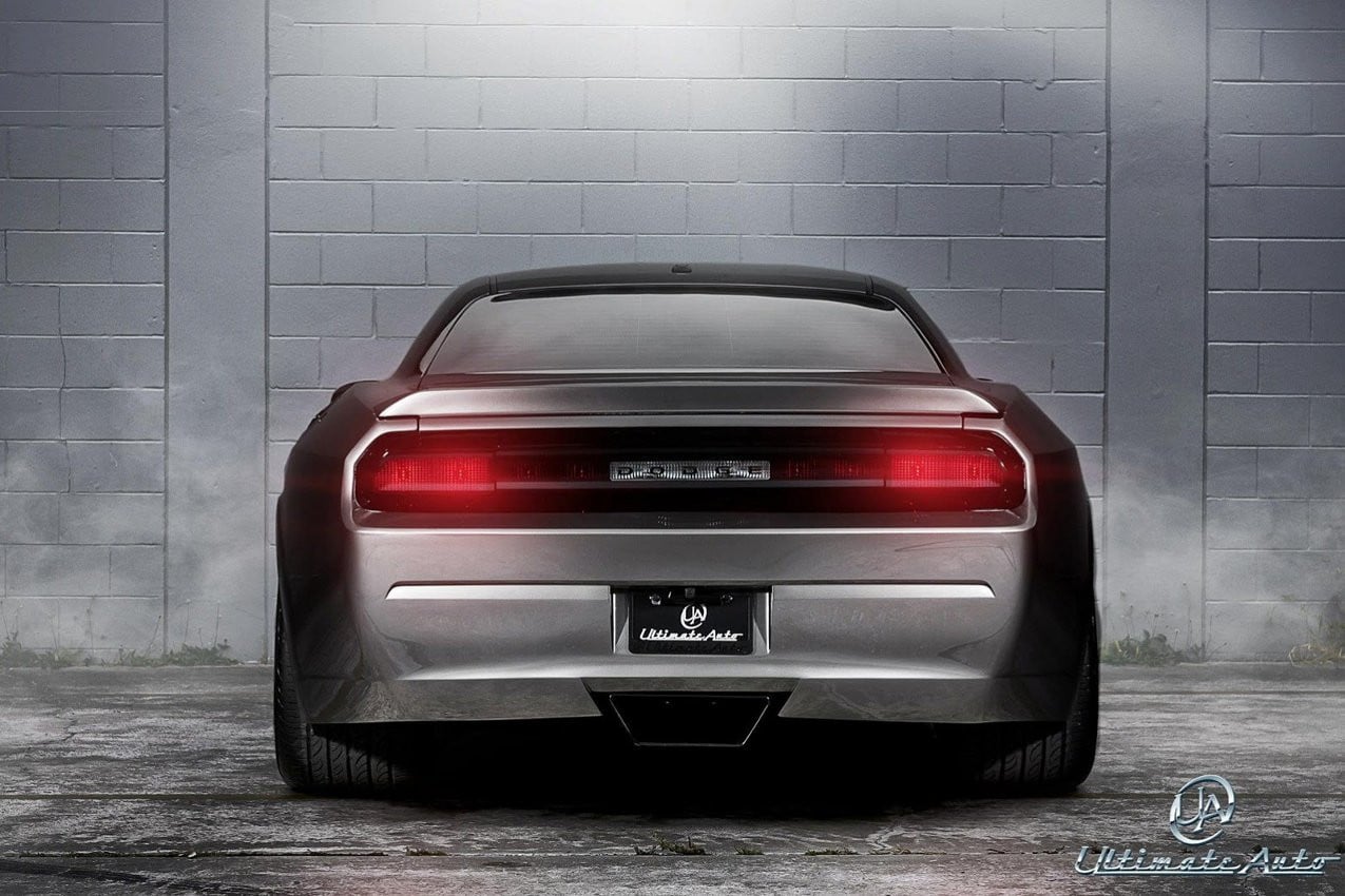 Widebody Fenders on Dodge Challenger - Photo by Ultimate Auto