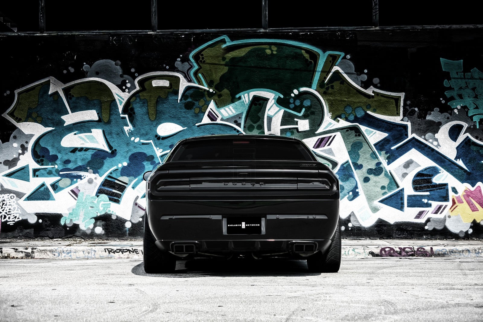 Dodge Challenger Black Taillights - Photo by Exclusive Motoring