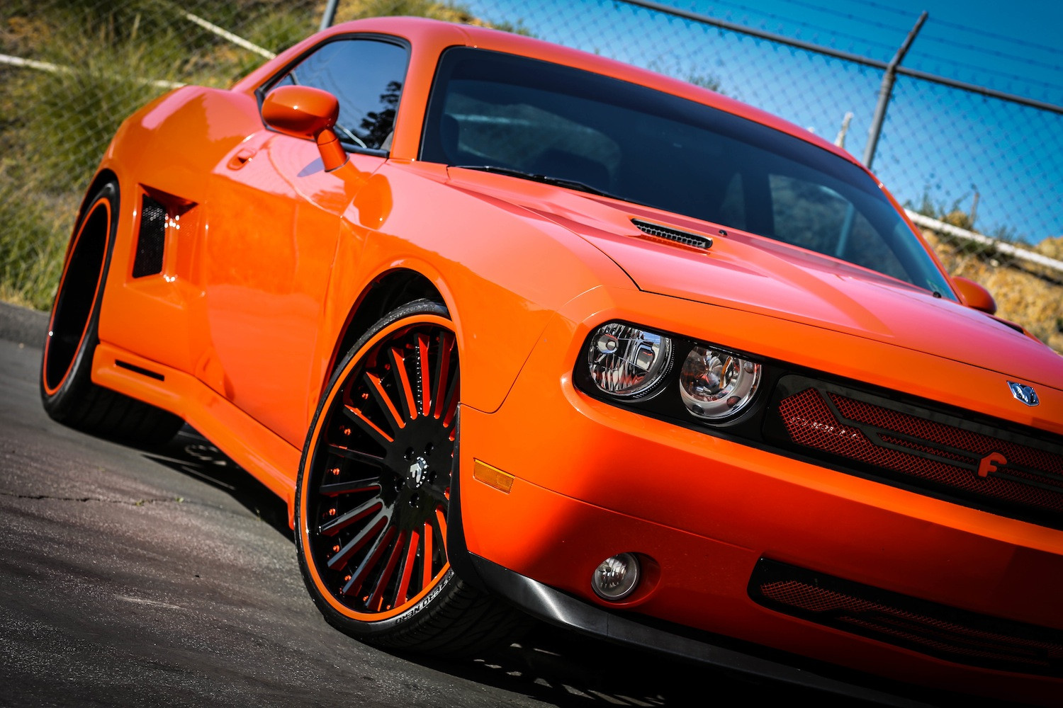 Forgiato Dodge Challenger With a Widebody Kit - Photo by Forgiato