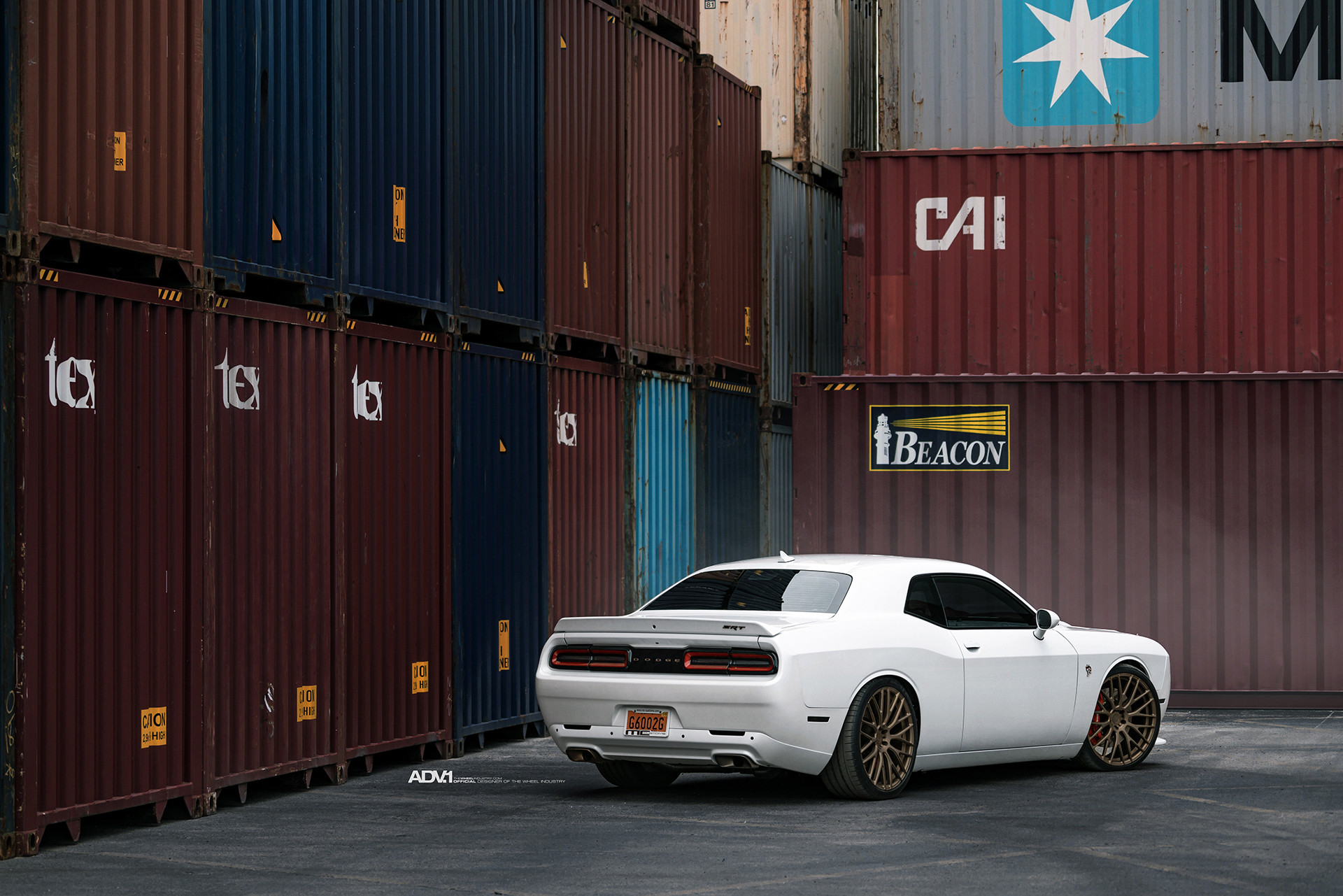 White Dodge Challenger SRT Hellcat - Photo by ADV.1