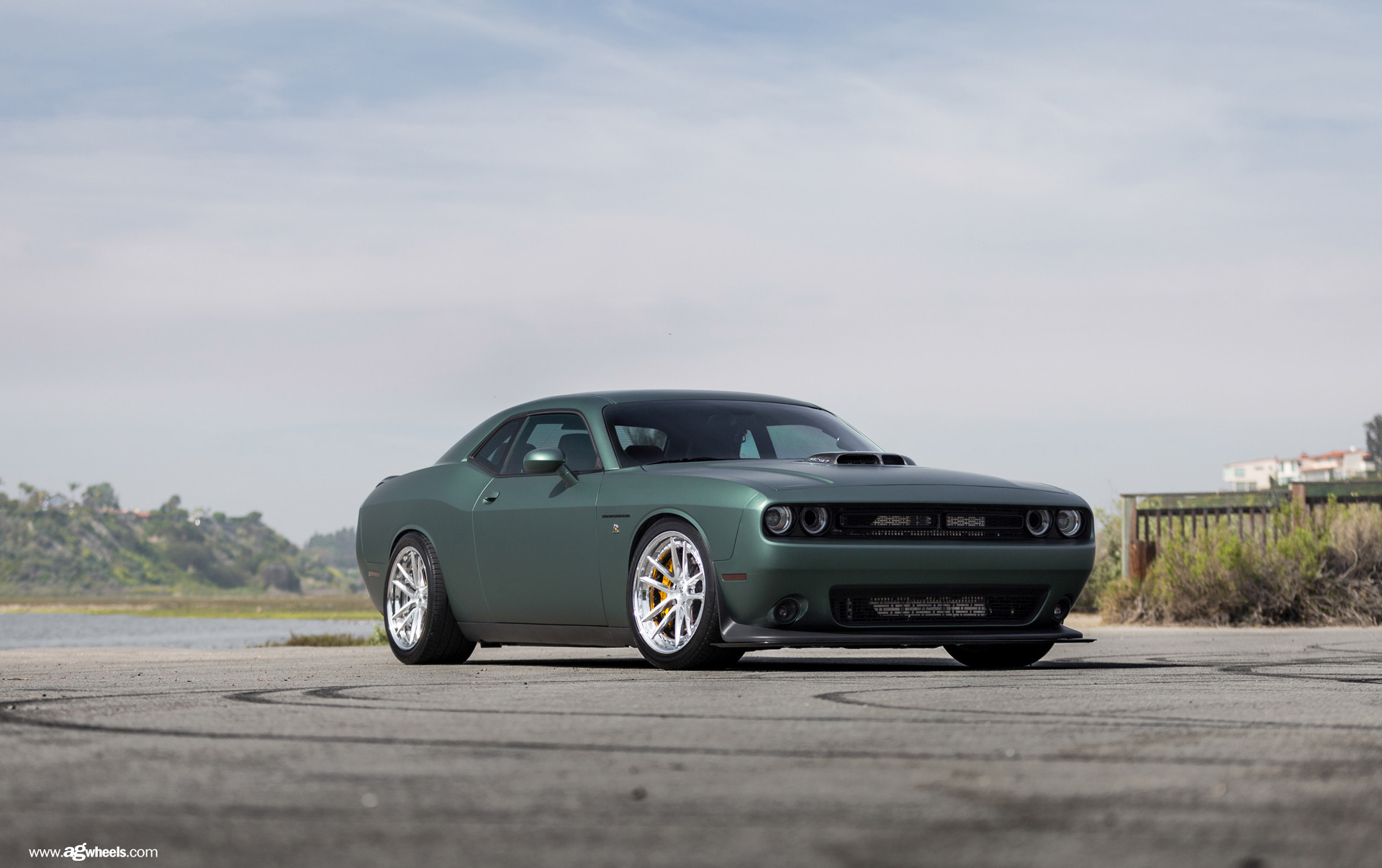 Challenger Scat Pack on Avant Garde Polished Rims - Photo by Avant Garde