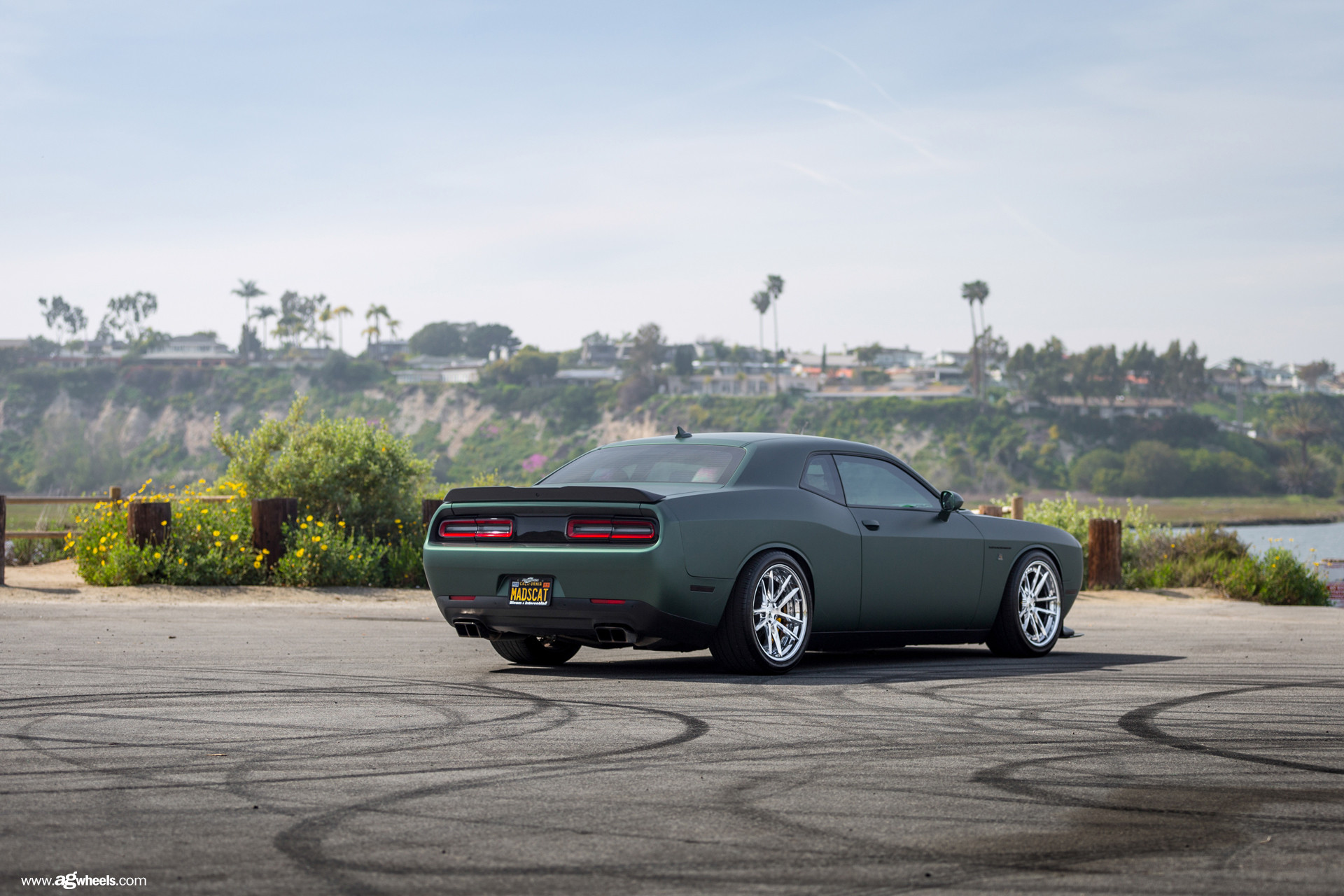 British Racing Green Dodge Challenger - Photo by Avant Garde