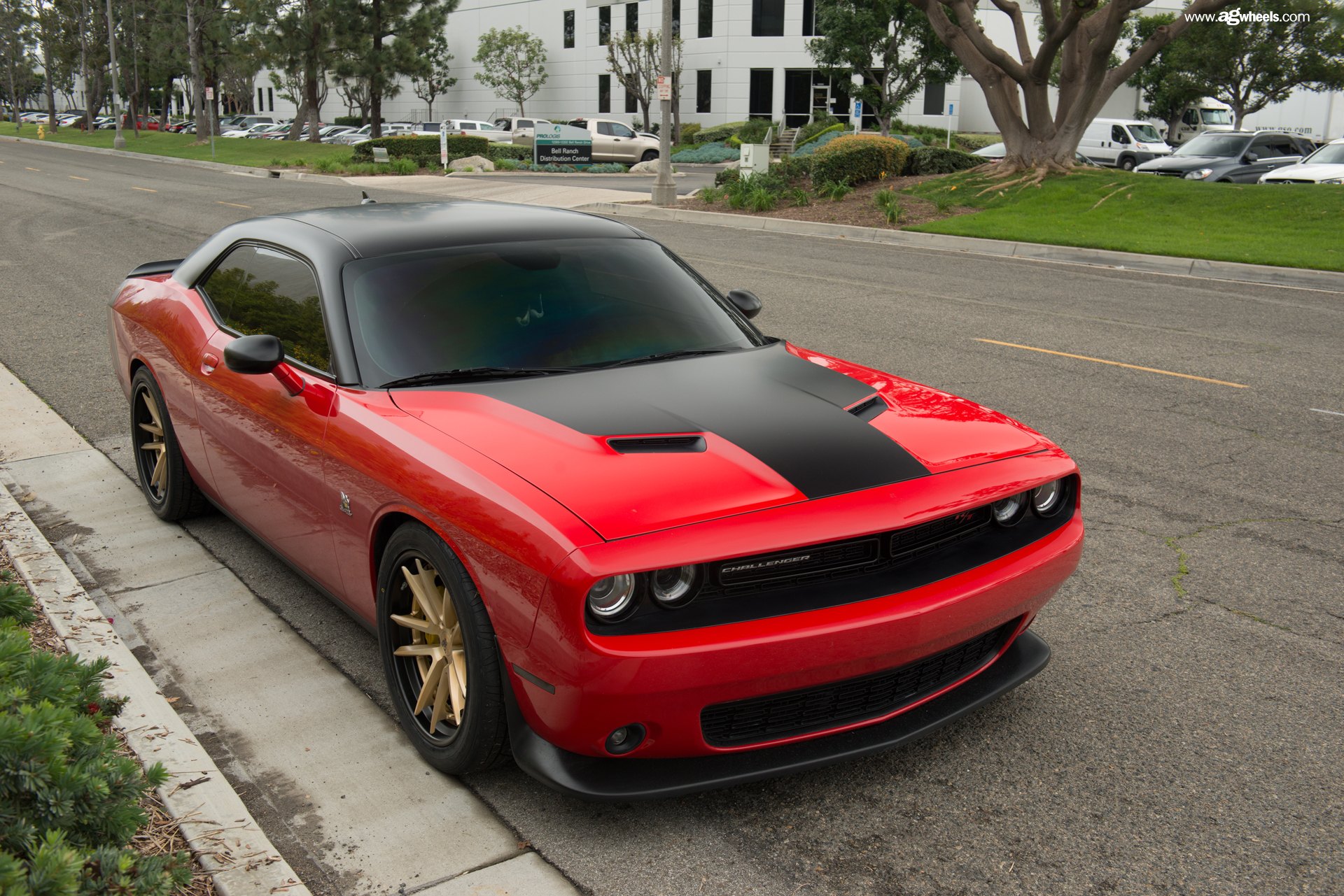 Dodge Challenger srt8 Red Black