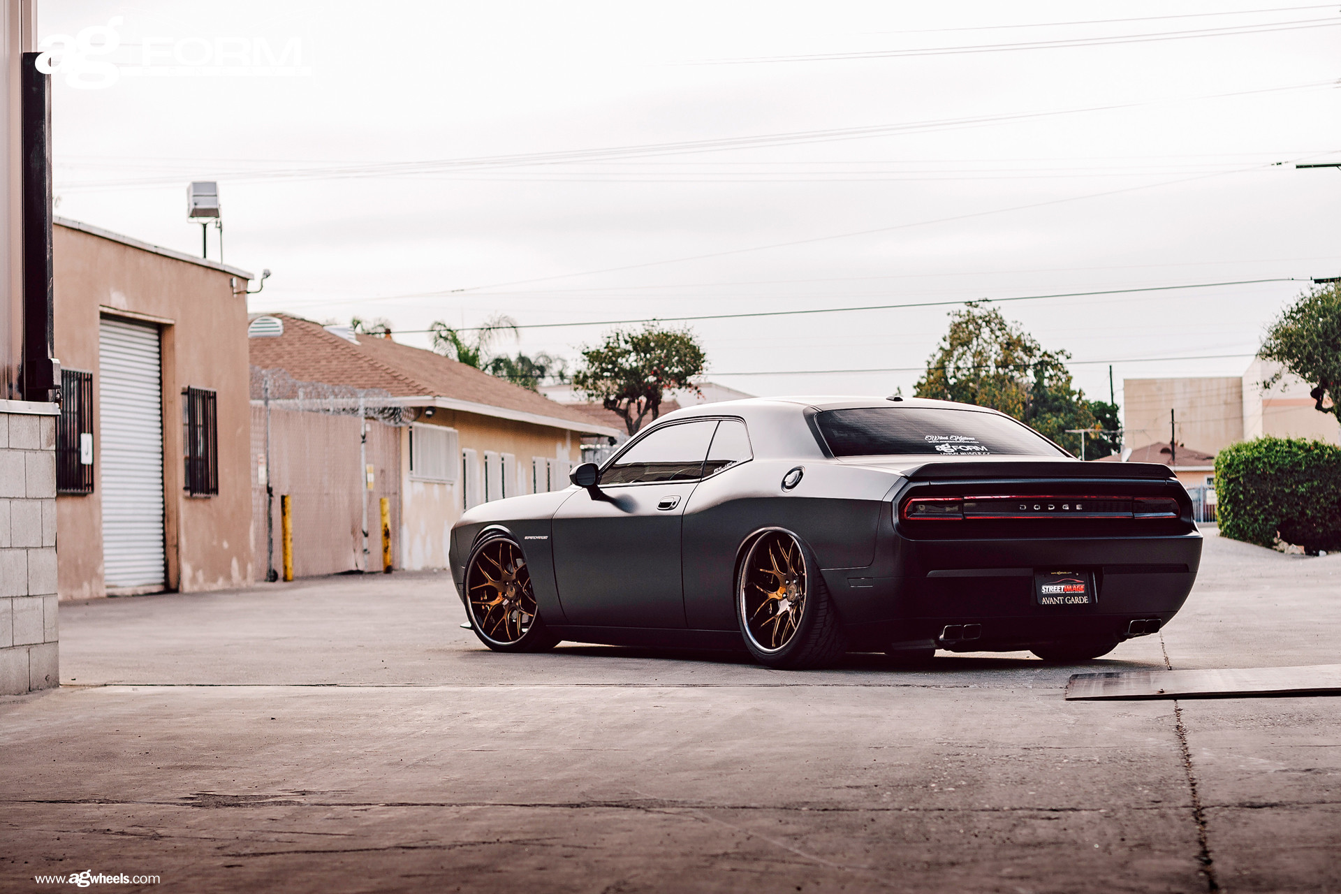 Stanced Dodge Challenger - Photo by Avant Garde