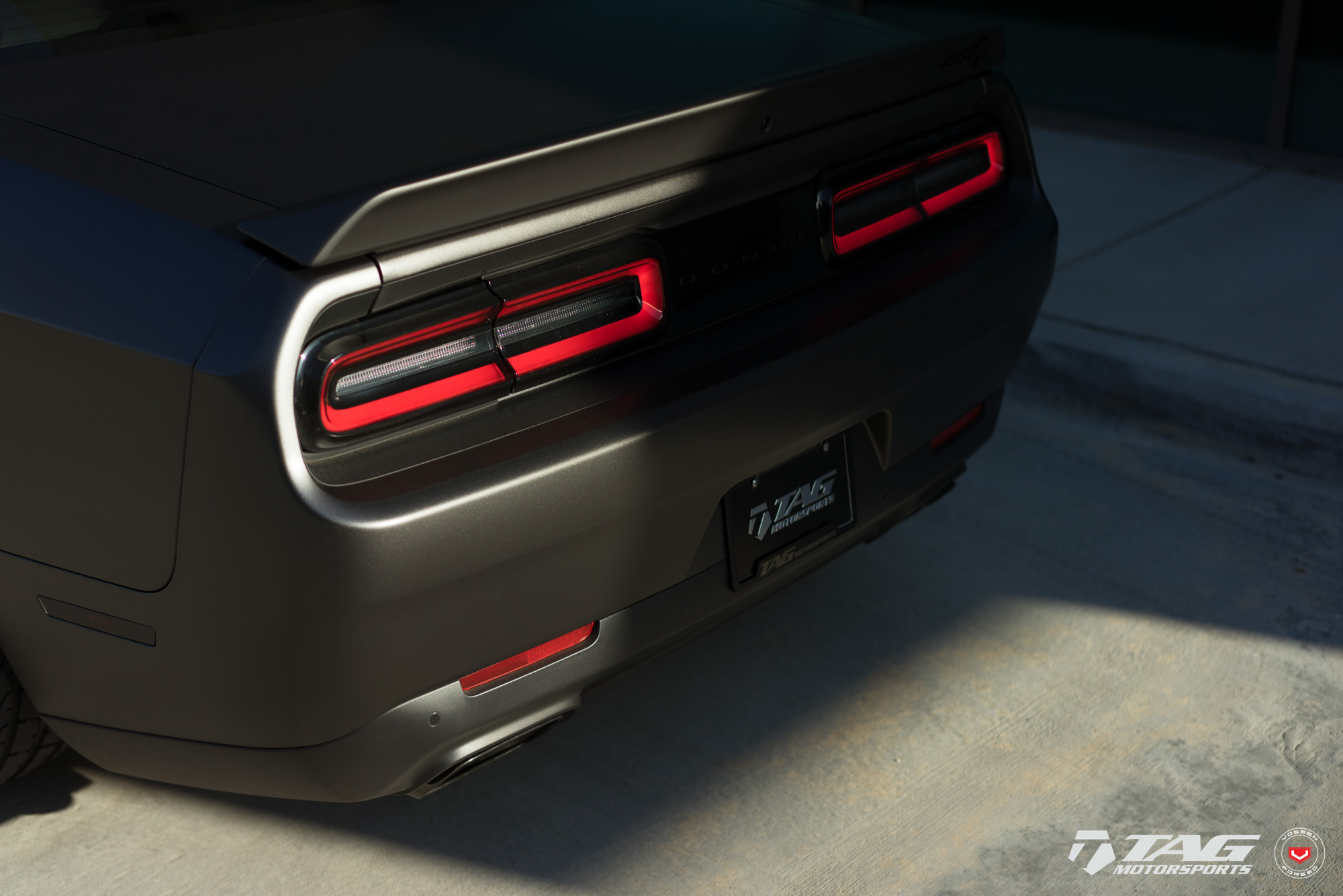Dodge Challenger SRT Hellcat Lip Spoiler - Photo by Vossen
