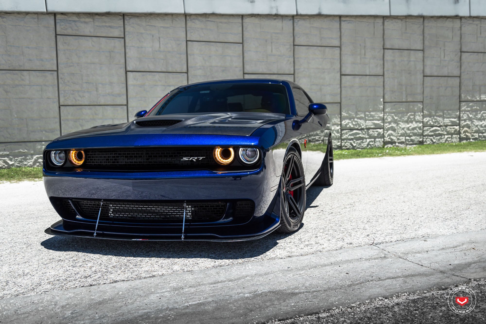 Dodge Challenger SRT on Custom Wheels - Photo by Vossen
