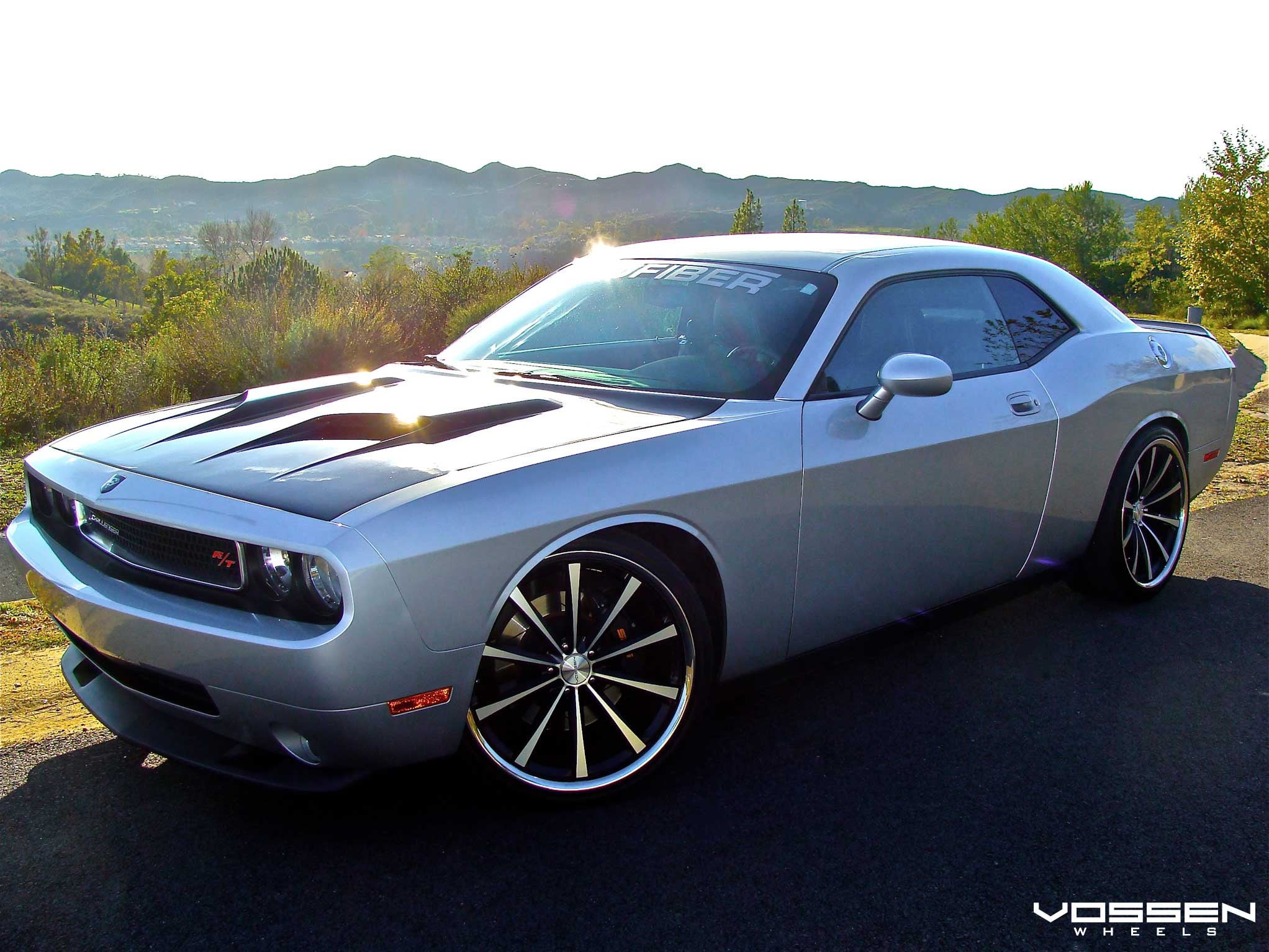 Dodge Dodge Challenger RT Custom Front Lip - Photo by Vossen
