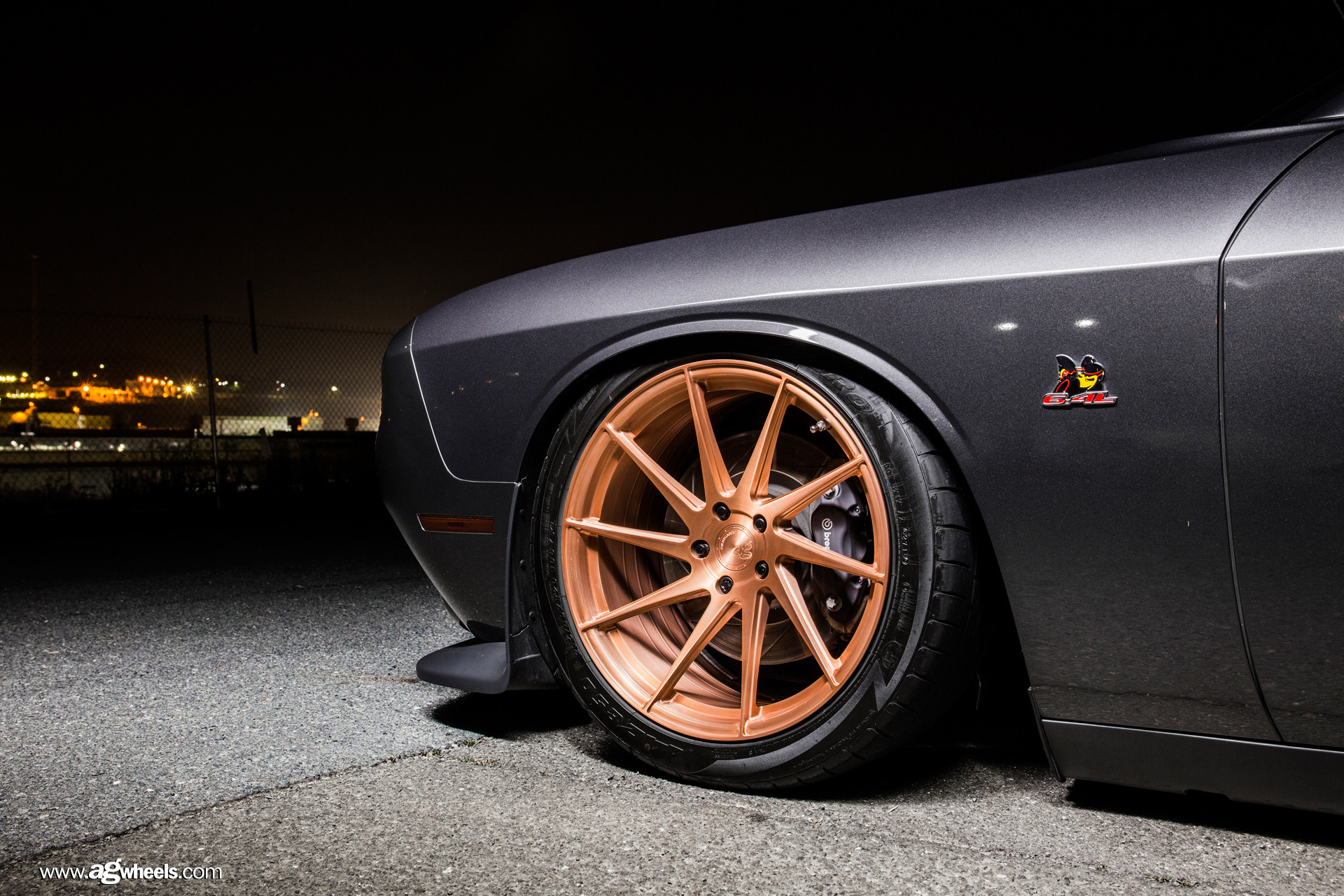 Avant Garde Rims with Brembo Brakes on Dodge Challenger - Photo by Avant Garde Wheels