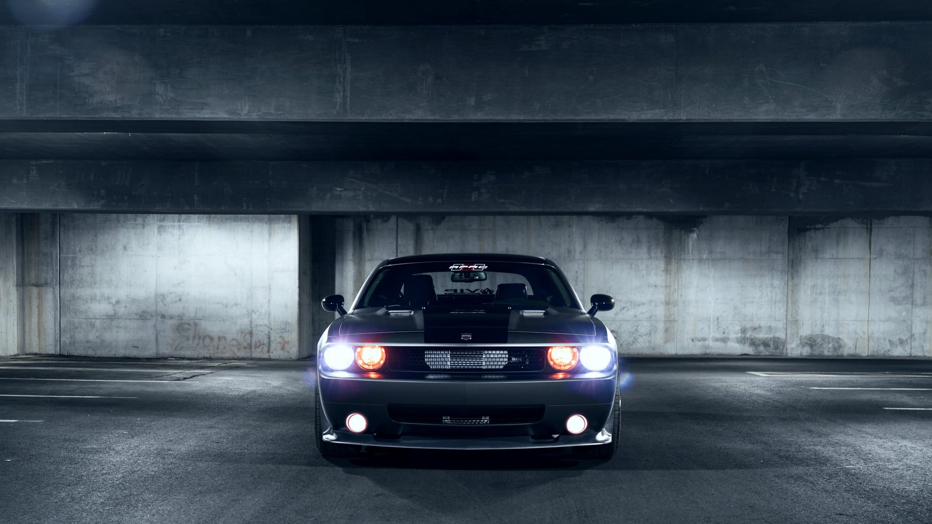 Front Bumper with Fog Lights on Dodge Challenger - Photo by Arlen Liverman
