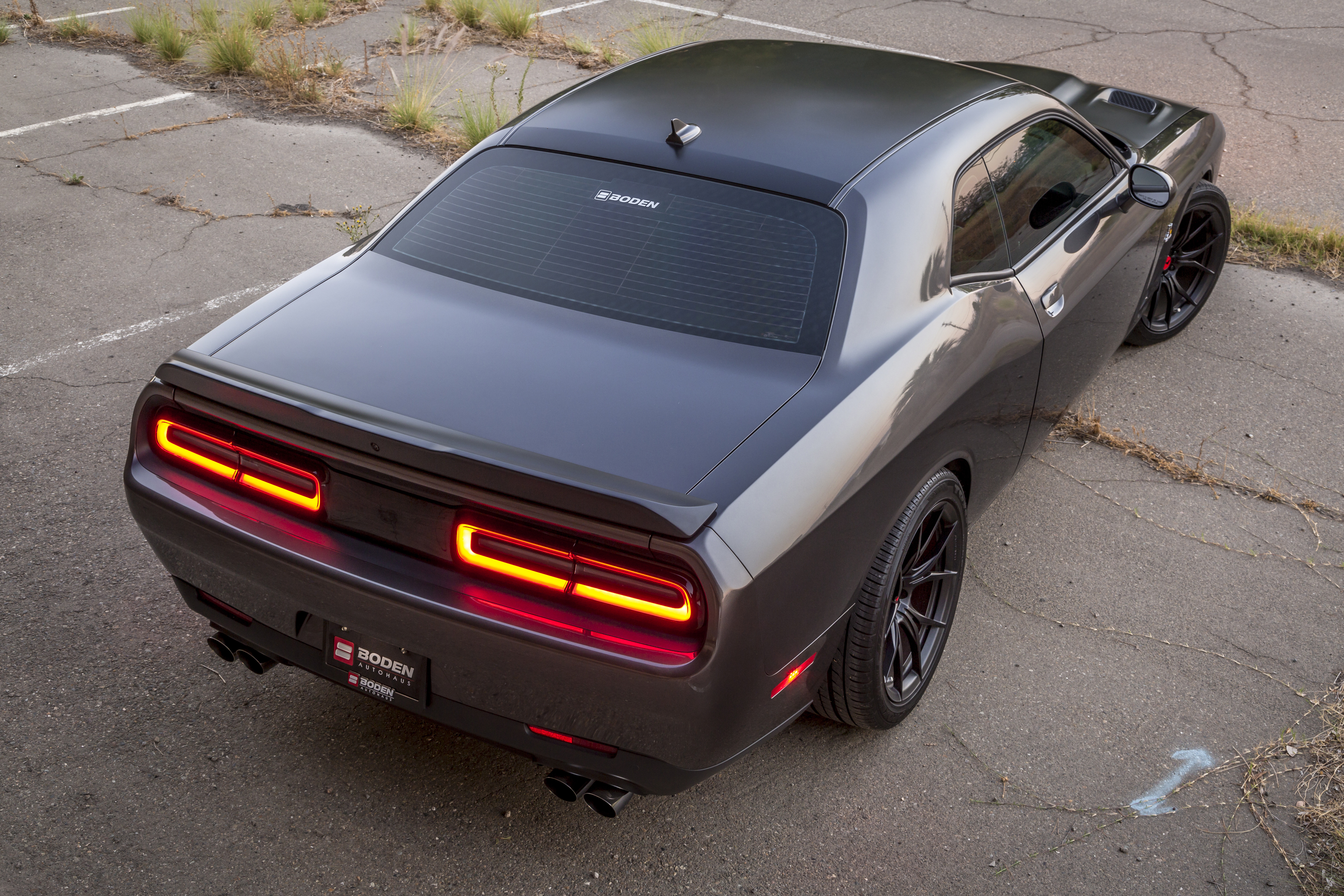 Vorsteiner Wheels on Custom Gray Dodge Challenger - Photo by Vorstiner
