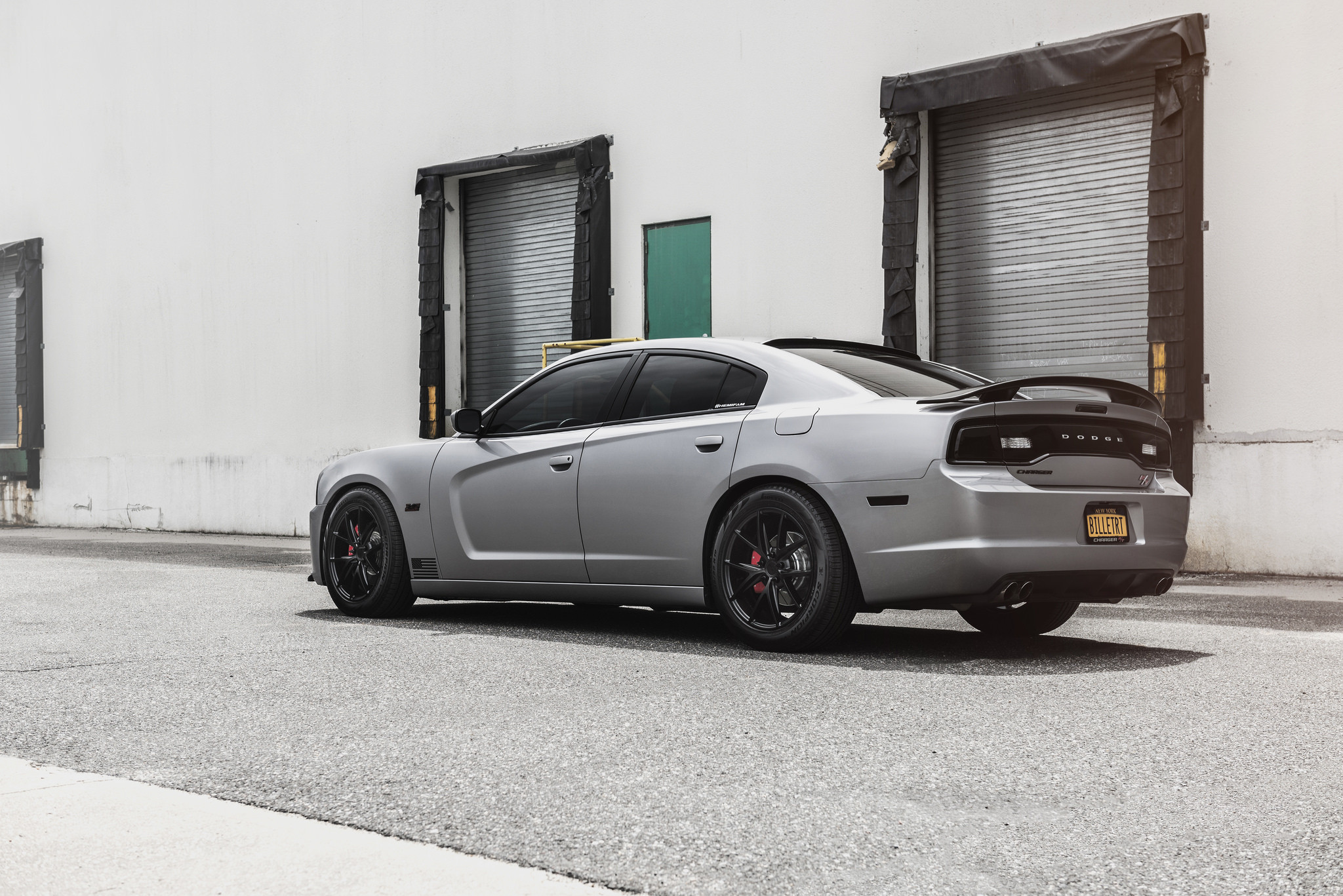 Gray Dodge Charger R/T on Niche Wheels - Photo by Niche