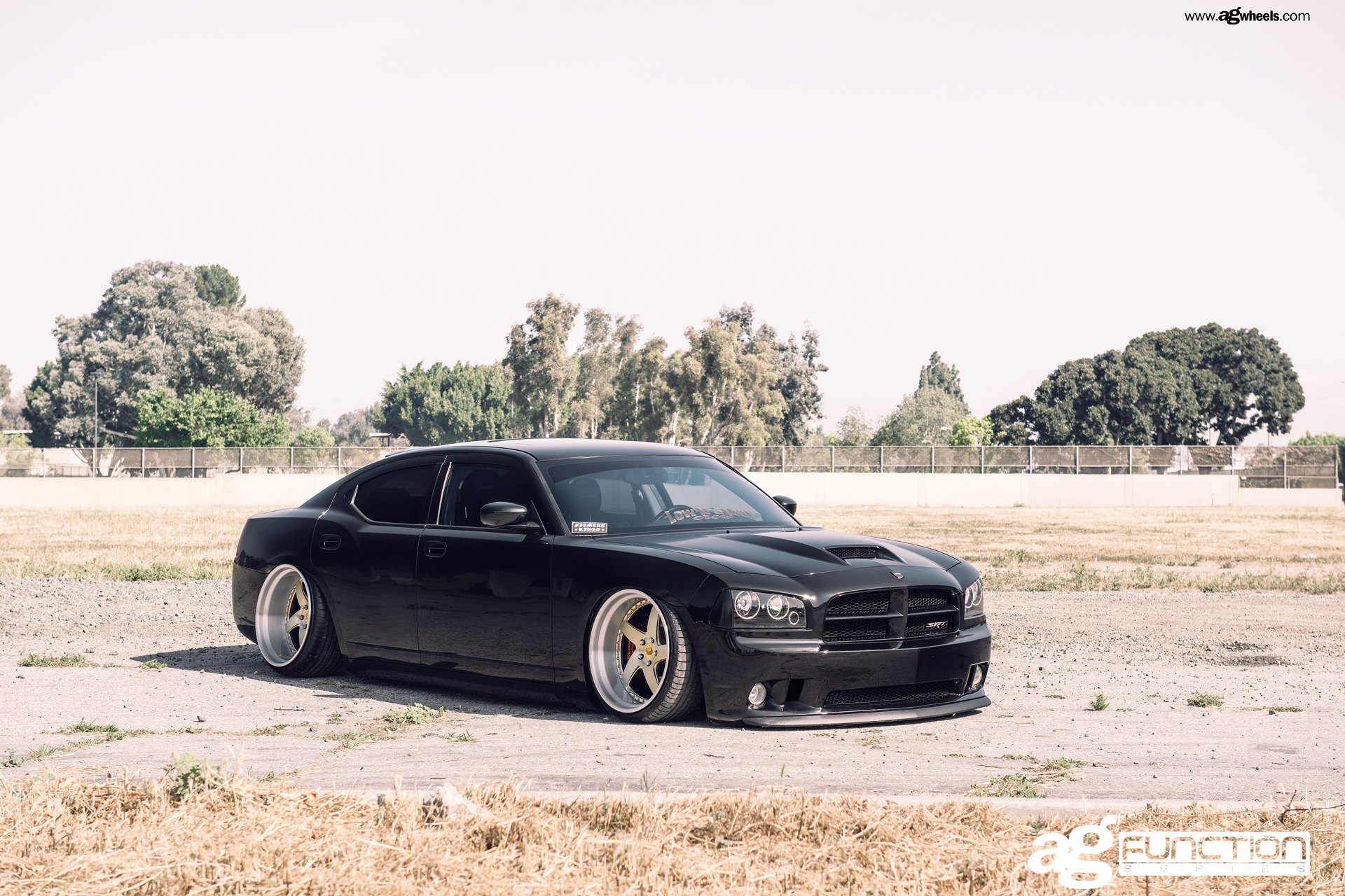 Stanced SRT Charger on Deep Dish Rims. dodge charger deep dish rims. 