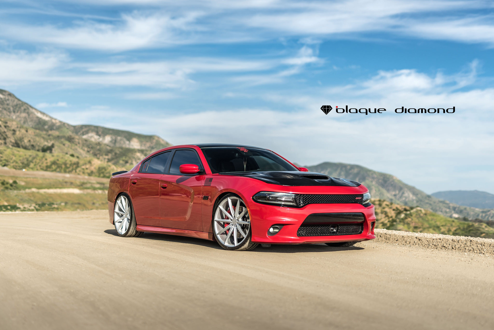 Dodge Carger With perfectly Fitted Wheels - Photo by Black Diamond