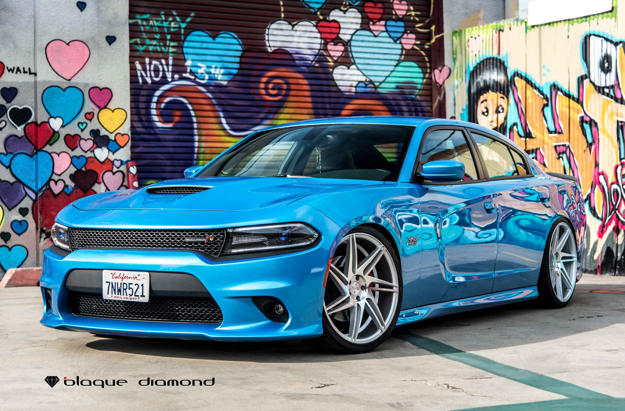 Black Diamond BD 1 Wheels on a Charger Scat Pack - Photo by Black Diamond