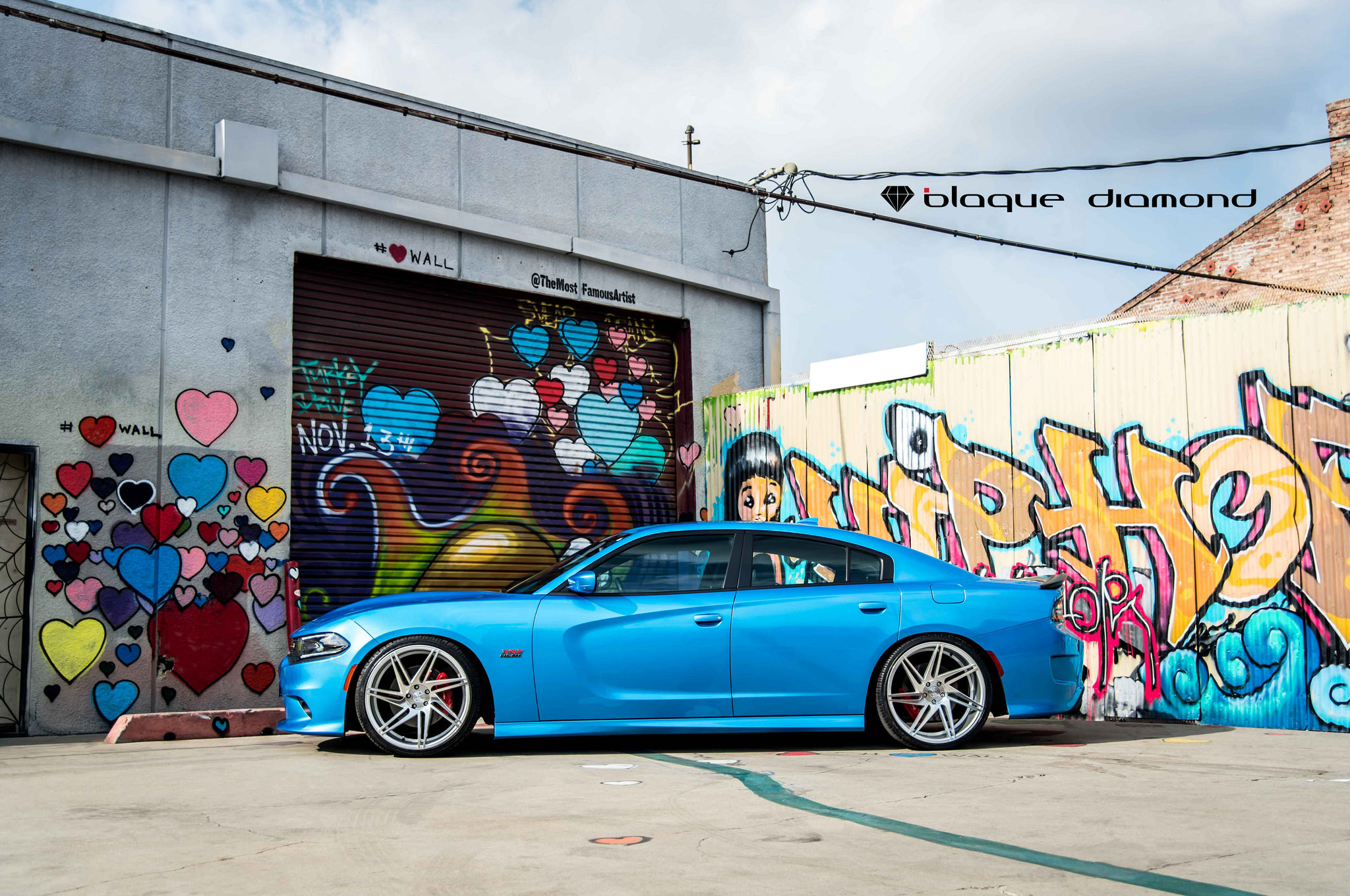 Blue Dodge Charger Scat Pack - Photo by Black Diamond