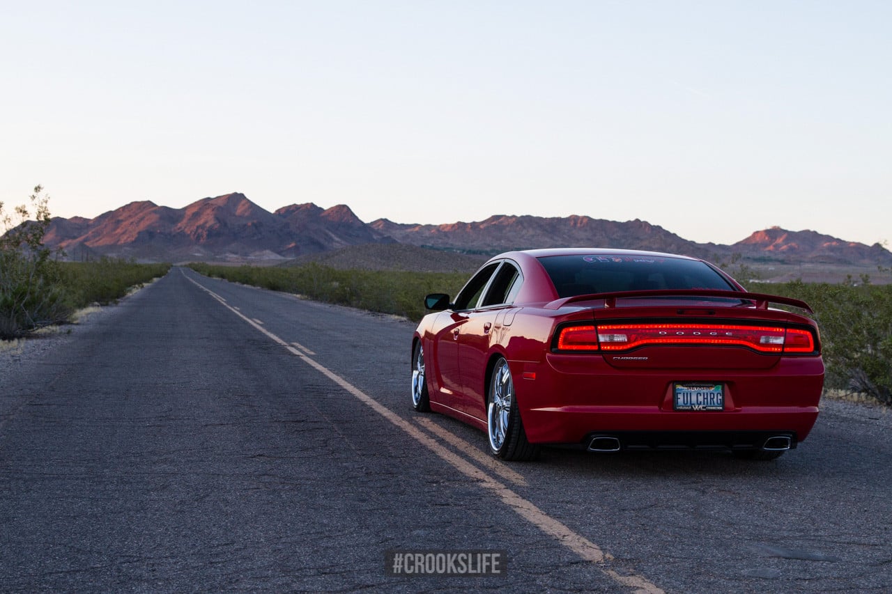 Dodge Charger with Aftermarket Rear Wing Spoiler - Photo by Jimmy Crook