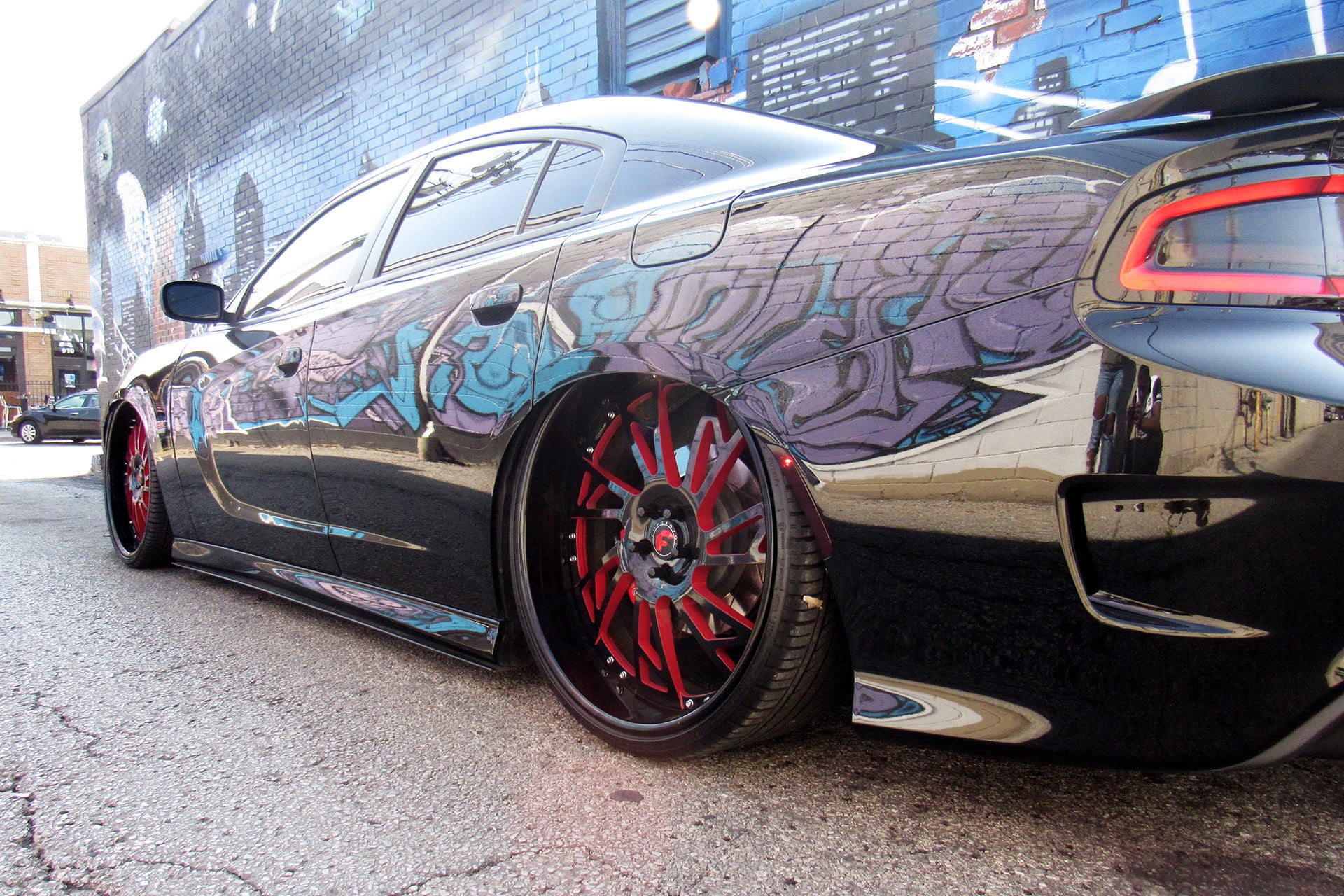Custom Black Dodge Charger with Forgiato Rims - Photo by Forgiato