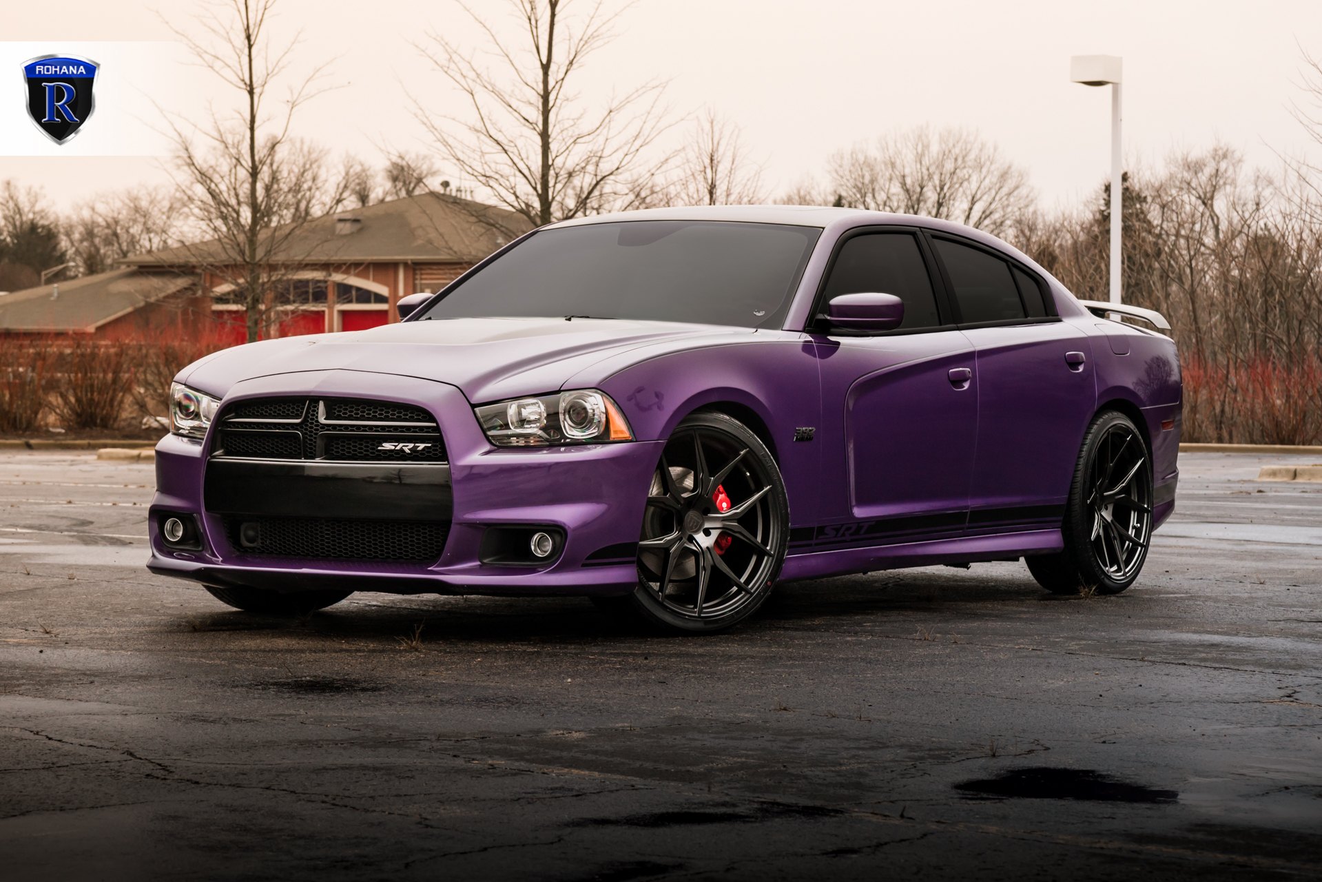 Matte Purple Dodge Charger Boasts Stylish Tweaks.
