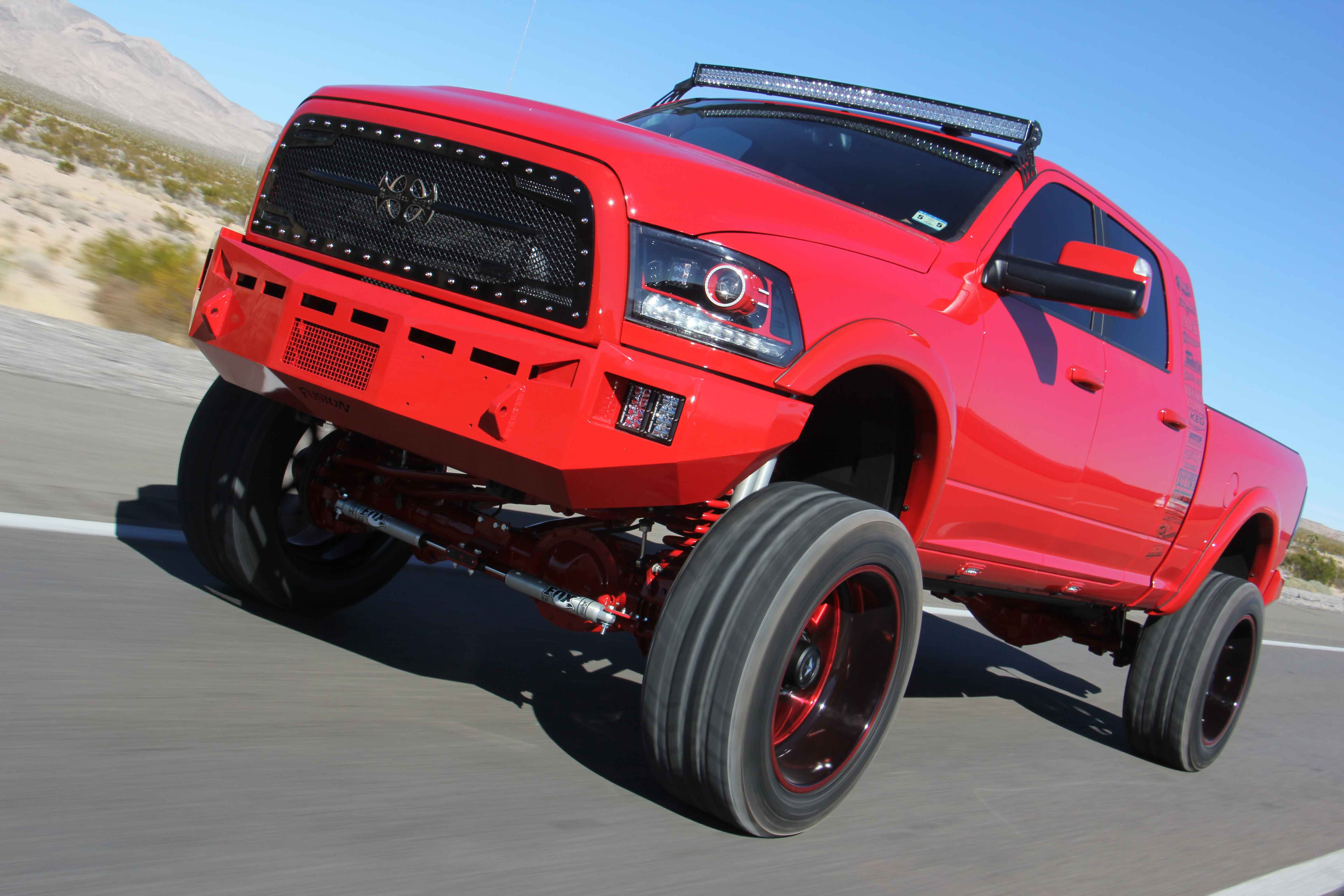 Dodge Ram with Colormatched Steel Bumper - Photo by American Force