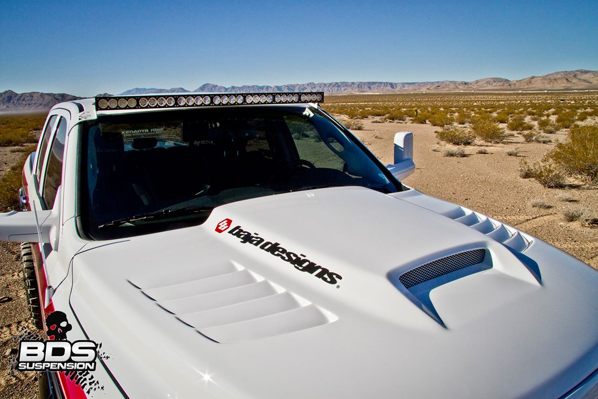 Baja Designs Dodge Ram Performance Hood - Photo by BDS suspension